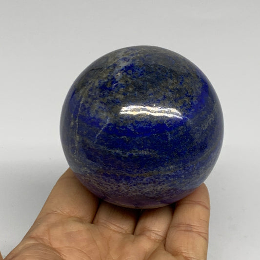 1.08 lbs, 2.7" (68mm), Lapis Lazuli Sphere Ball Gemstone @Afghanistan, B33181