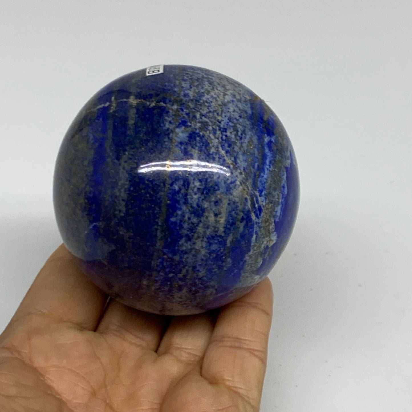 1.08 lbs, 2.7" (68mm), Lapis Lazuli Sphere Ball Gemstone @Afghanistan, B33181
