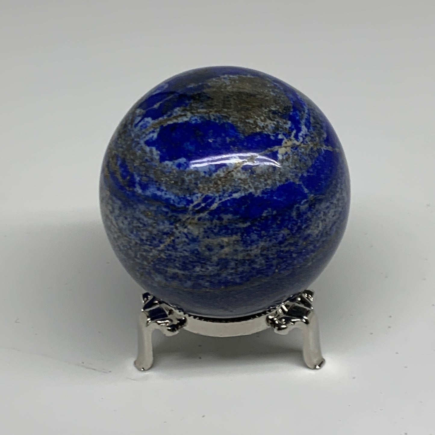1.08 lbs, 2.7" (68mm), Lapis Lazuli Sphere Ball Gemstone @Afghanistan, B33181