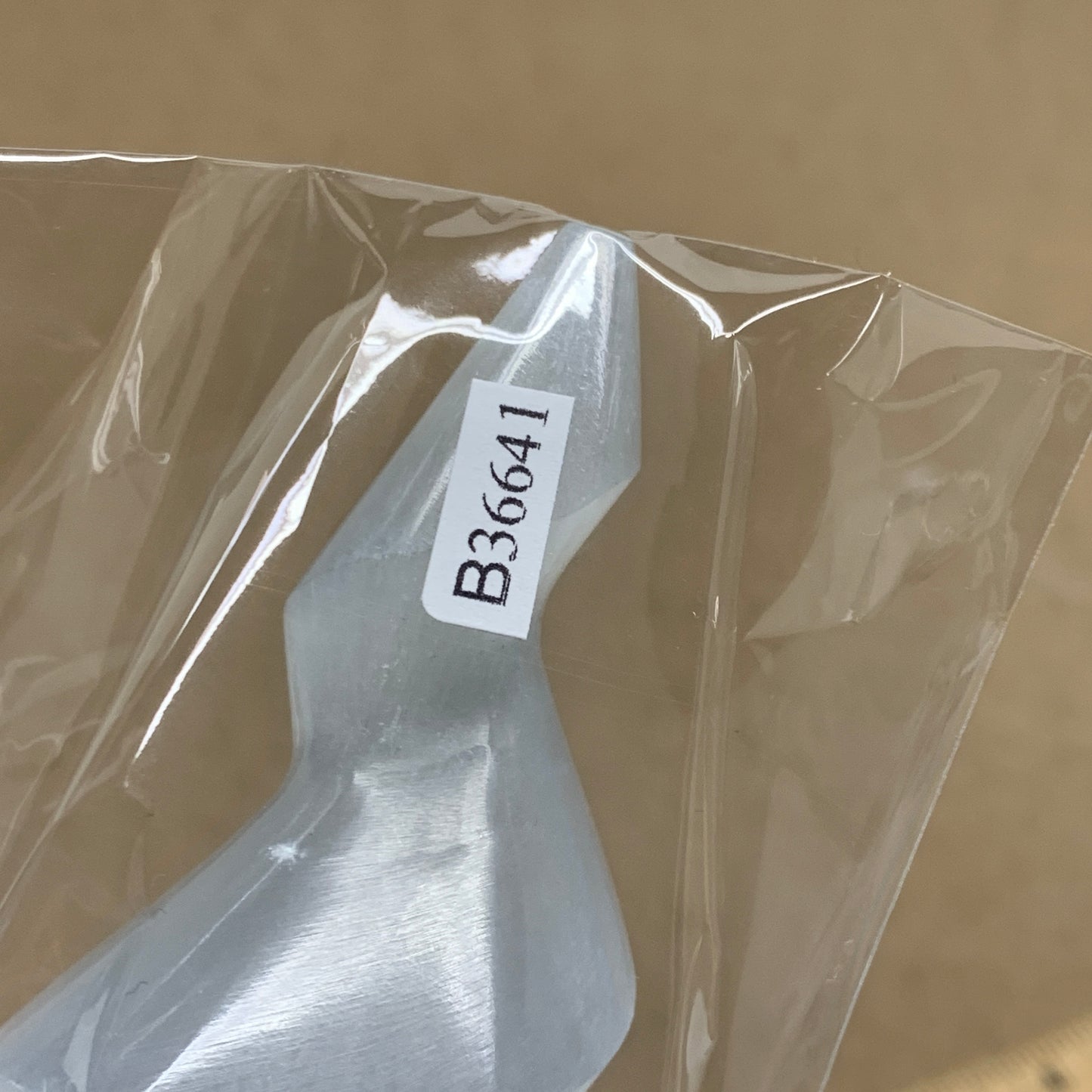 0.92 lbs.,7.25"x1.9", Selenite Spiral Crystal Tower Wand Point, B36641