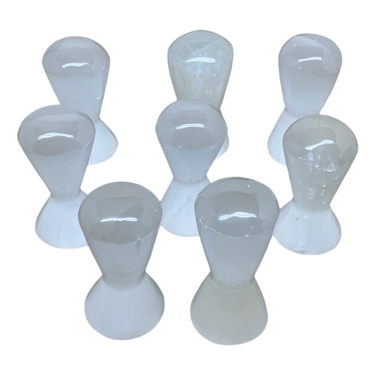 1pc, 180-220g, 3.7"x1.7", Natural Selenite Crystal Mushroom Gemstone,B36644