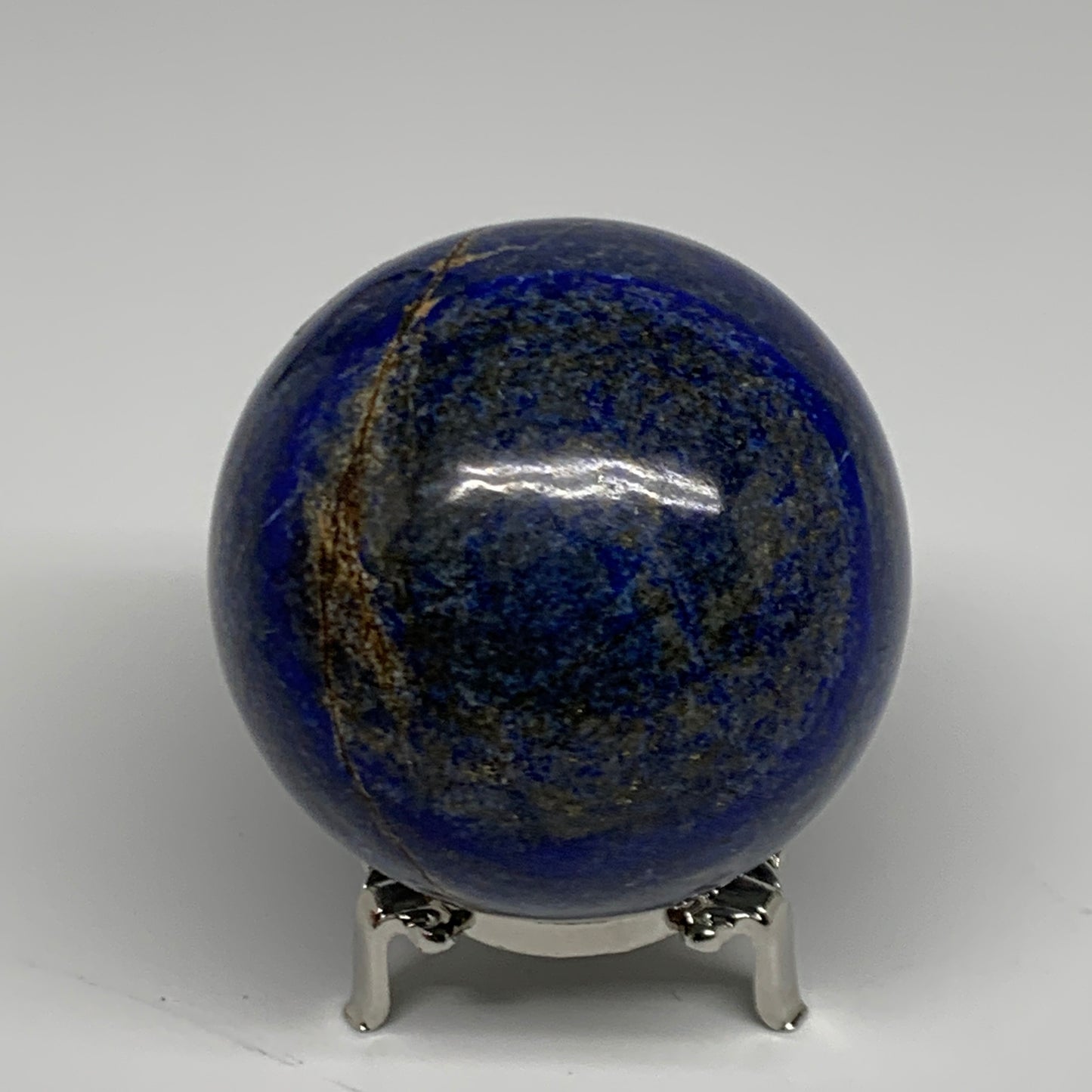 1.58 lbs, 3" (76mm), Lapis Lazuli Sphere Ball Gemstone @Afghanistan, B33184