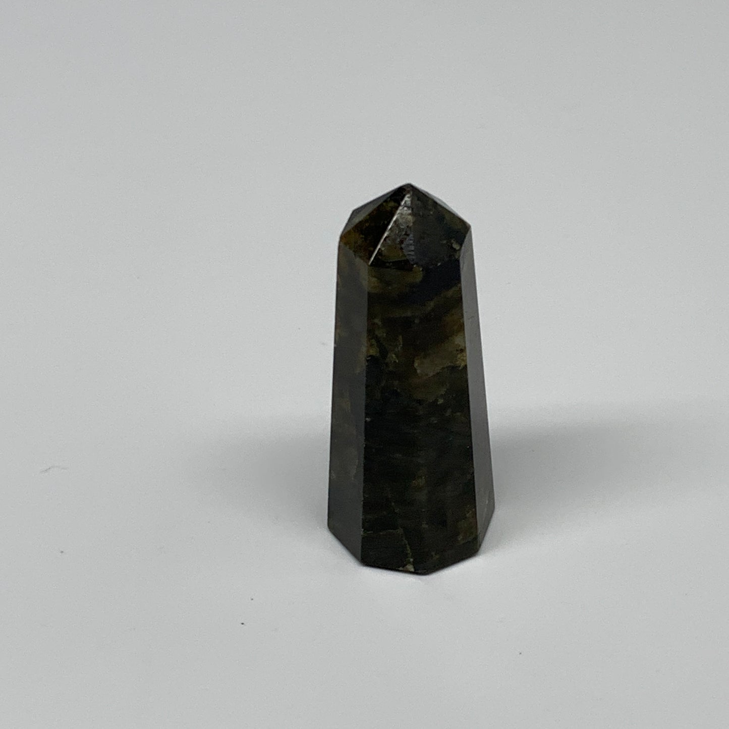 48.1g,2.3"x0.9"x0.9" Small Labradorite Tower Point Crystal @Madagascar, B31090