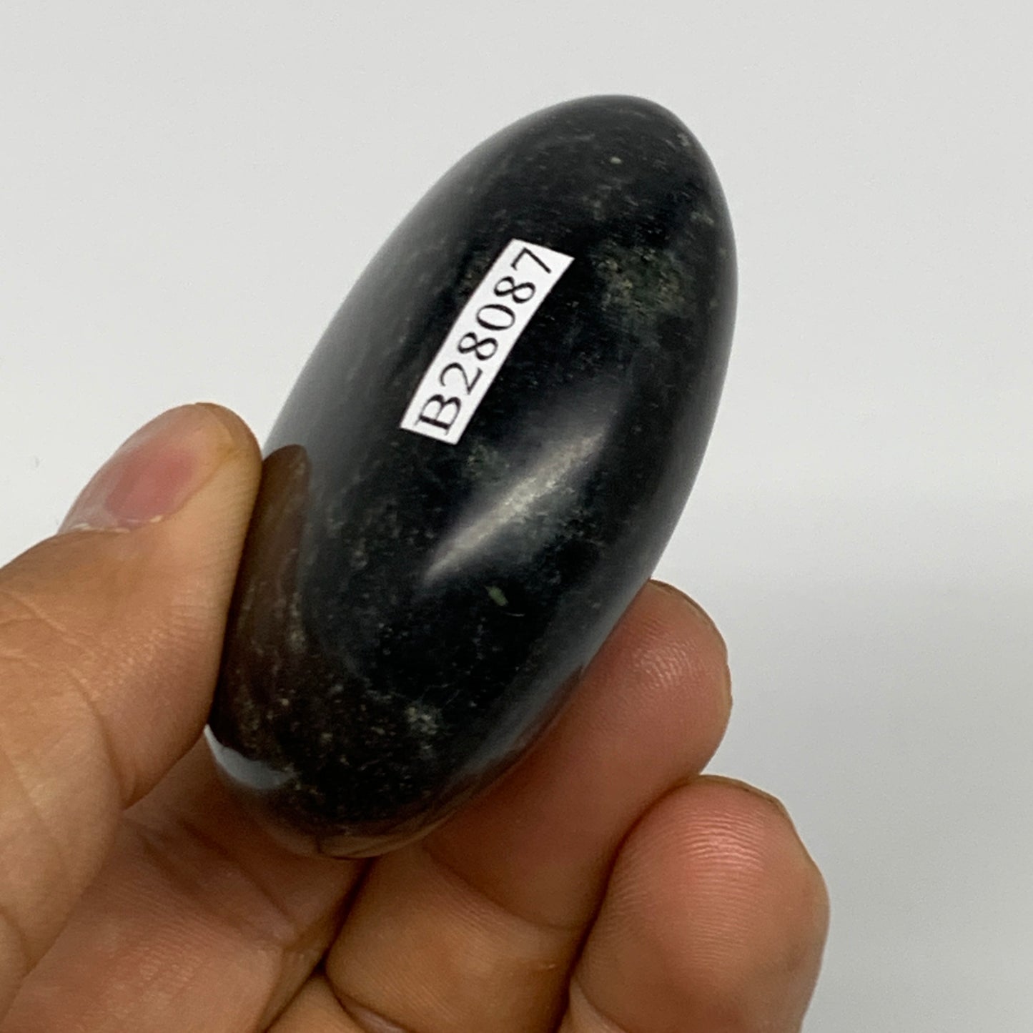 88.9g, 2.1"x1.9"x0.9", Crocodile Kambaba Jasper Palm-Stone @Madagascar, B28087