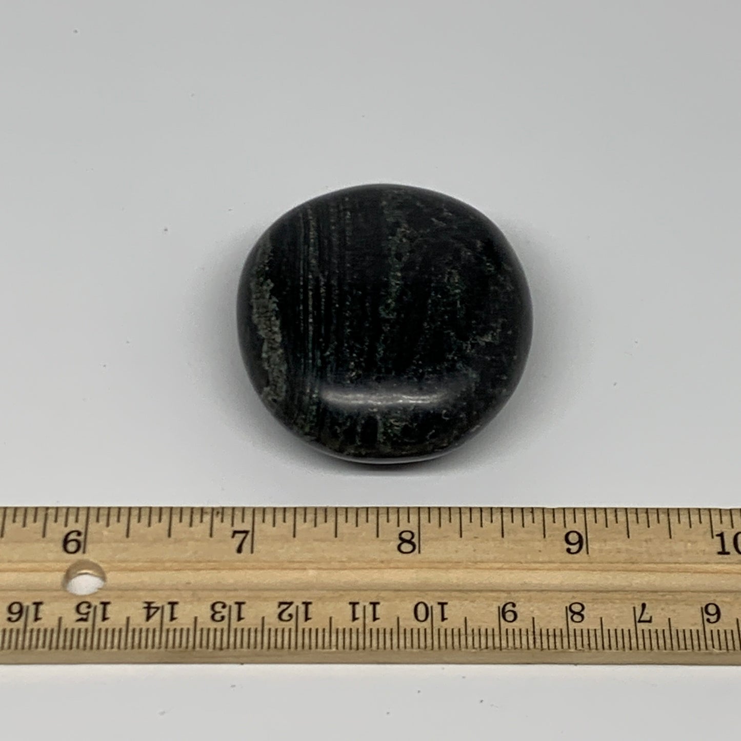 88.9g, 2.1"x1.9"x0.9", Crocodile Kambaba Jasper Palm-Stone @Madagascar, B28087