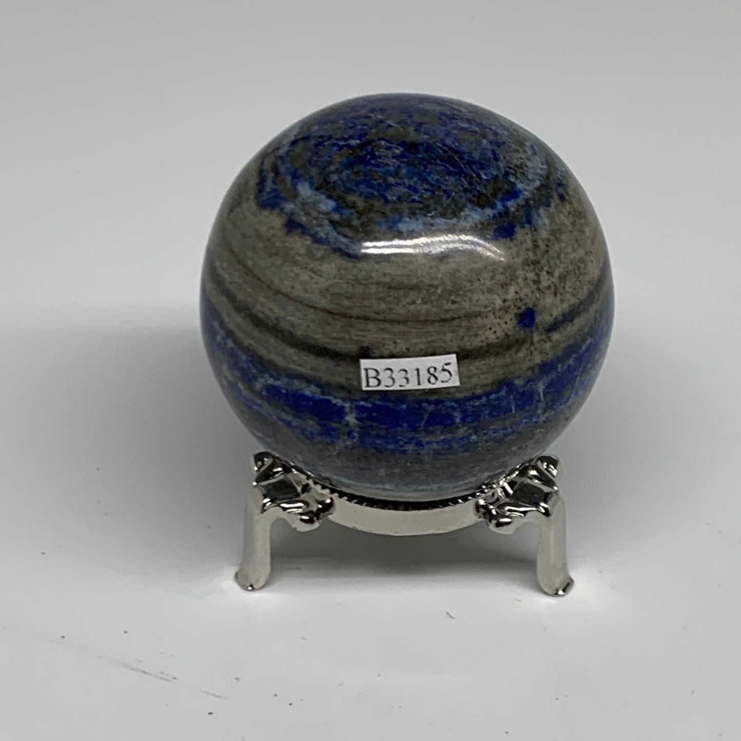 0.84 lbs, 2.5" (82mm), Lapis Lazuli Sphere Ball Gemstone @Afghanistan, B33185