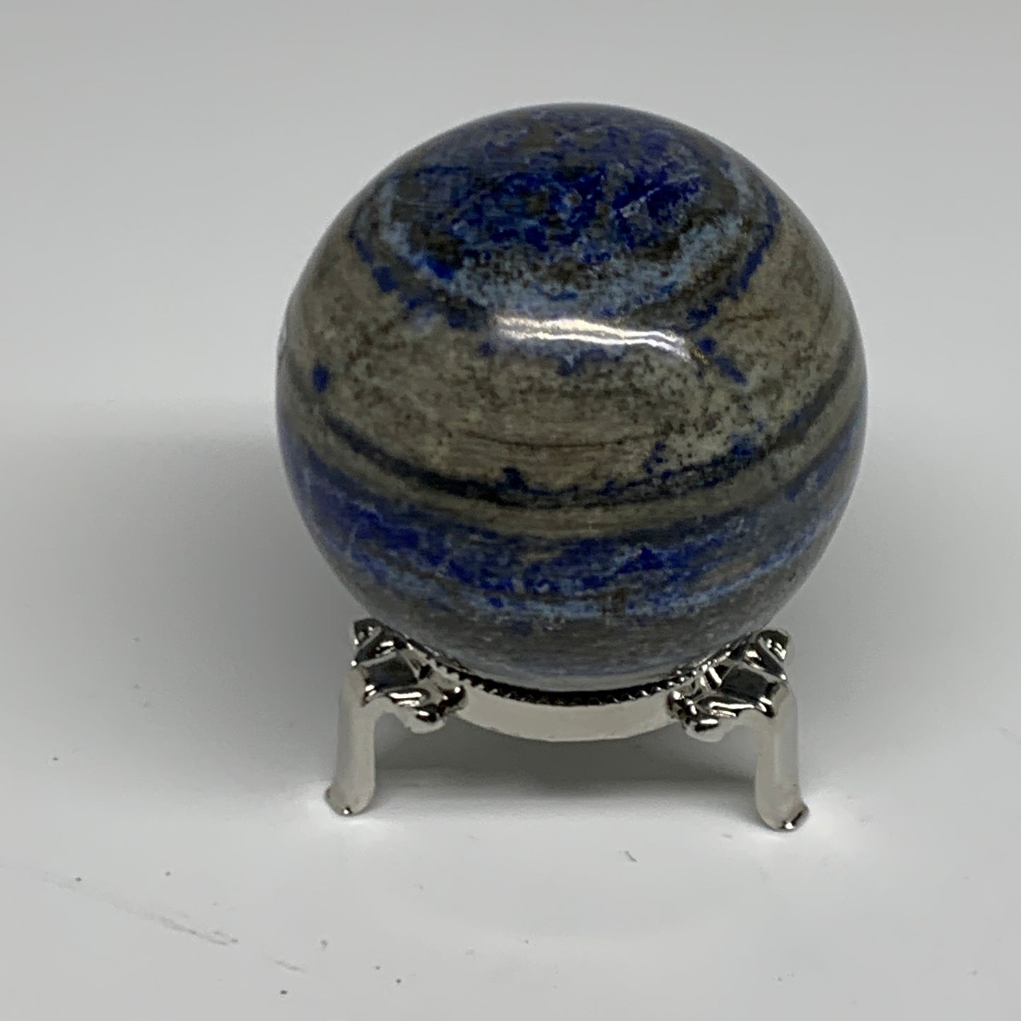 0.84 lbs, 2.5" (82mm), Lapis Lazuli Sphere Ball Gemstone @Afghanistan, B33185