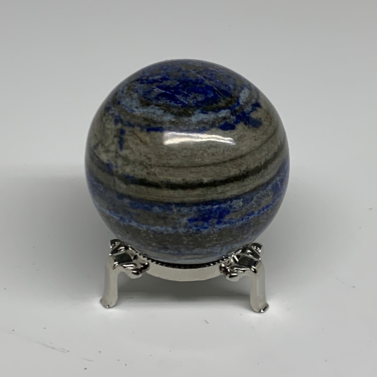 0.84 lbs, 2.5" (82mm), Lapis Lazuli Sphere Ball Gemstone @Afghanistan, B33185