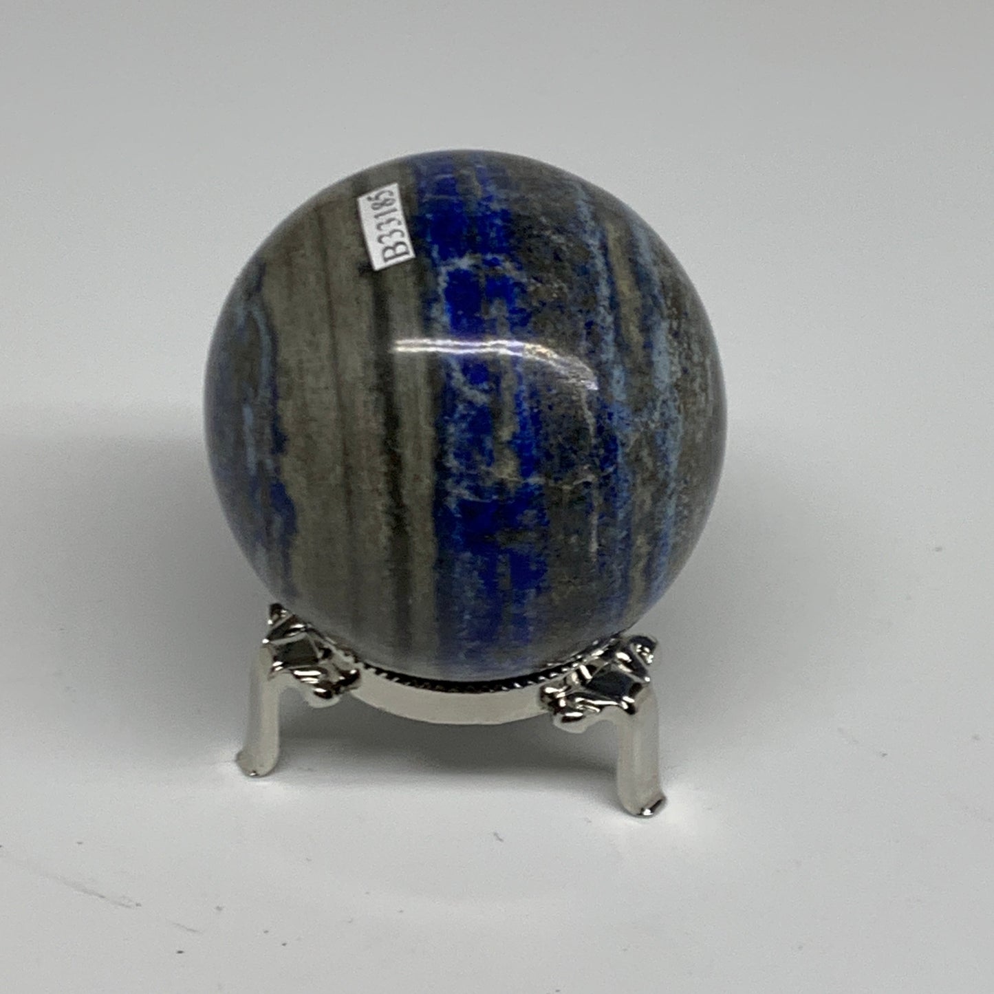 0.84 lbs, 2.5" (82mm), Lapis Lazuli Sphere Ball Gemstone @Afghanistan, B33185