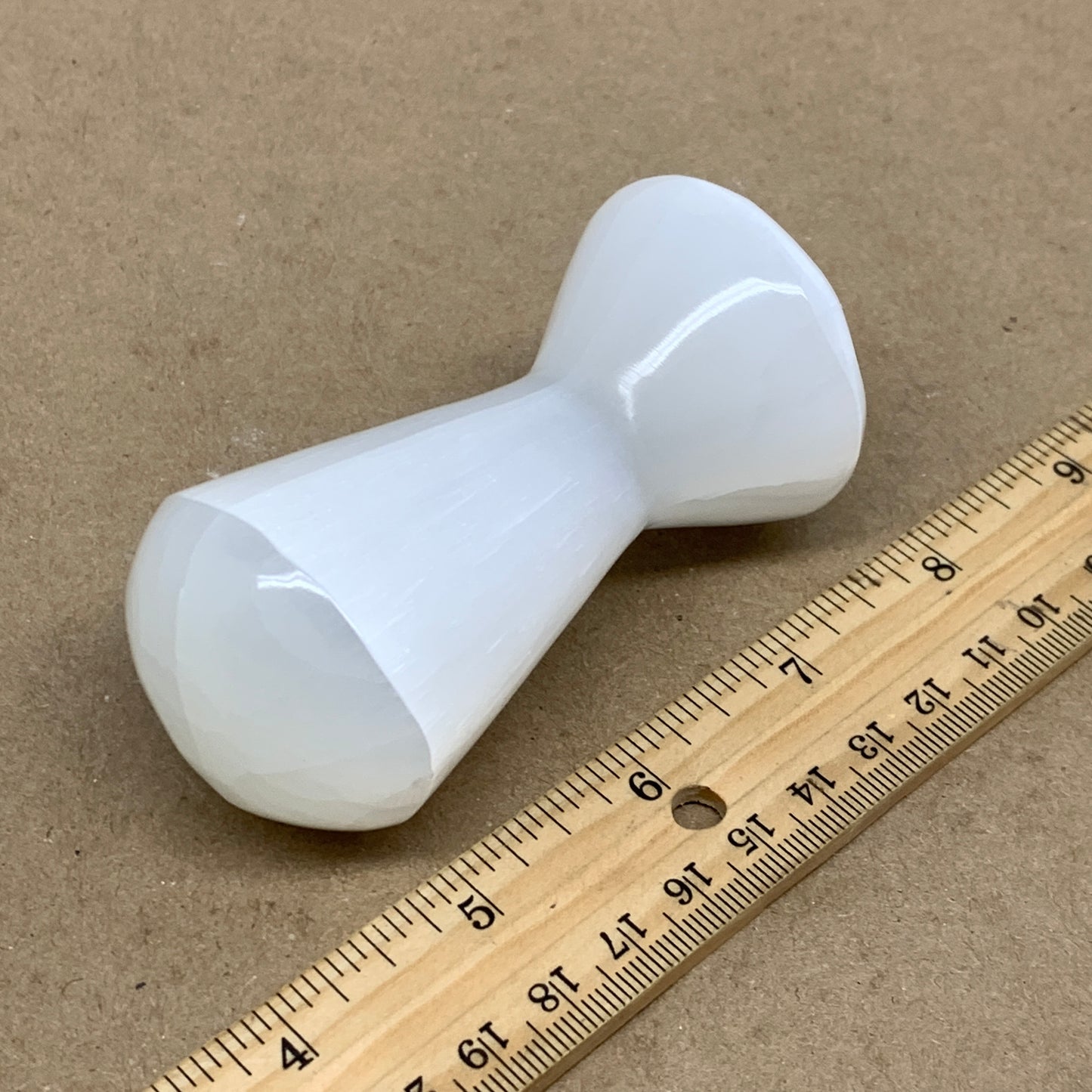 189g, 3.4"x1.8", Natural Selenite Crystal Mushroom Gemstone, B36647