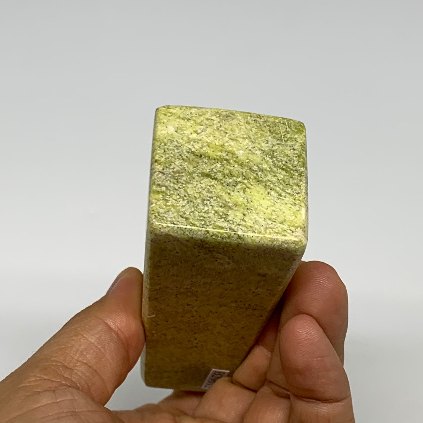 247.9g, 4.2"x1.4"x1.4", Serpentine Point Tower Obelisk Crystal @Pakistan, B29612