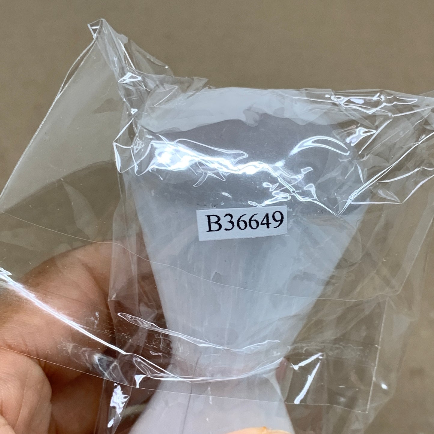 189g, 3.5"x1.7", Natural Selenite Crystal Mushroom Gemstone, B36649