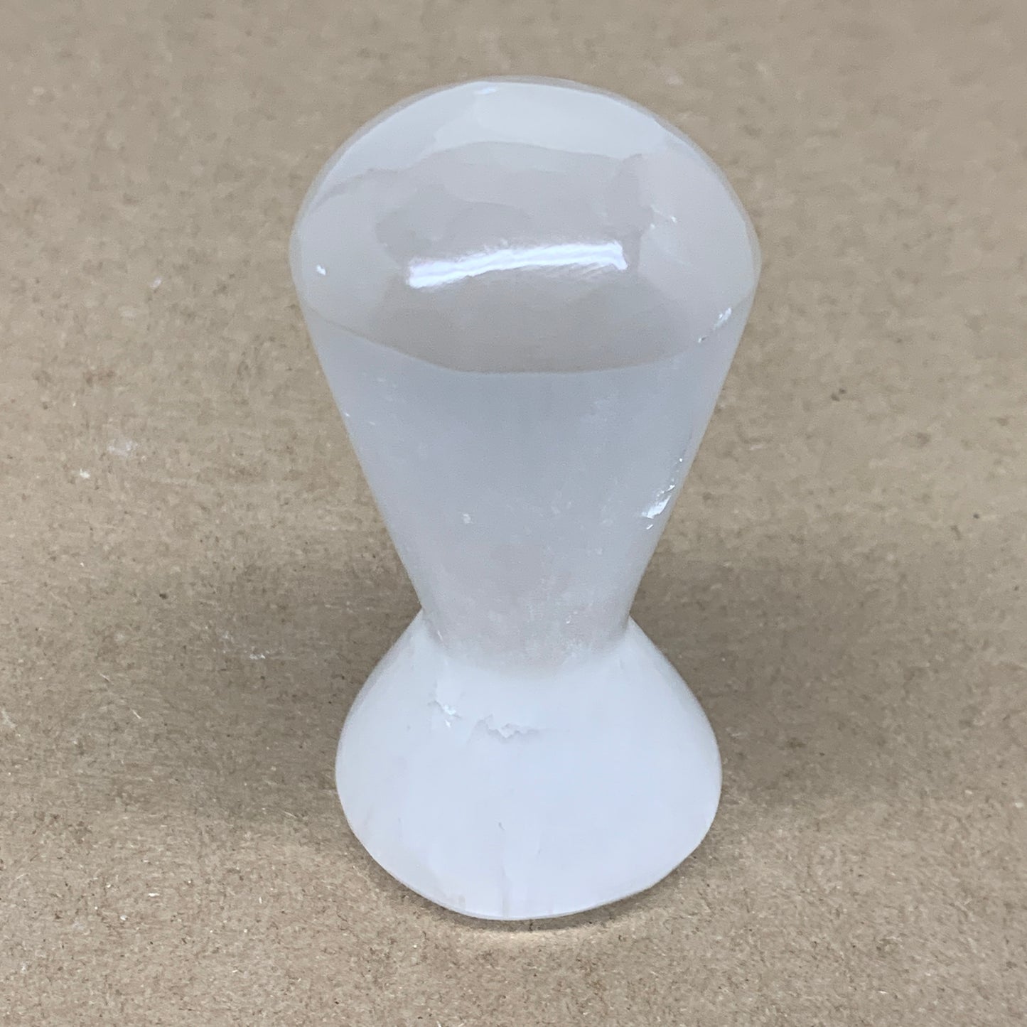 213g, 3.5"x1.8", Natural Selenite Crystal Mushroom Gemstone, B36650