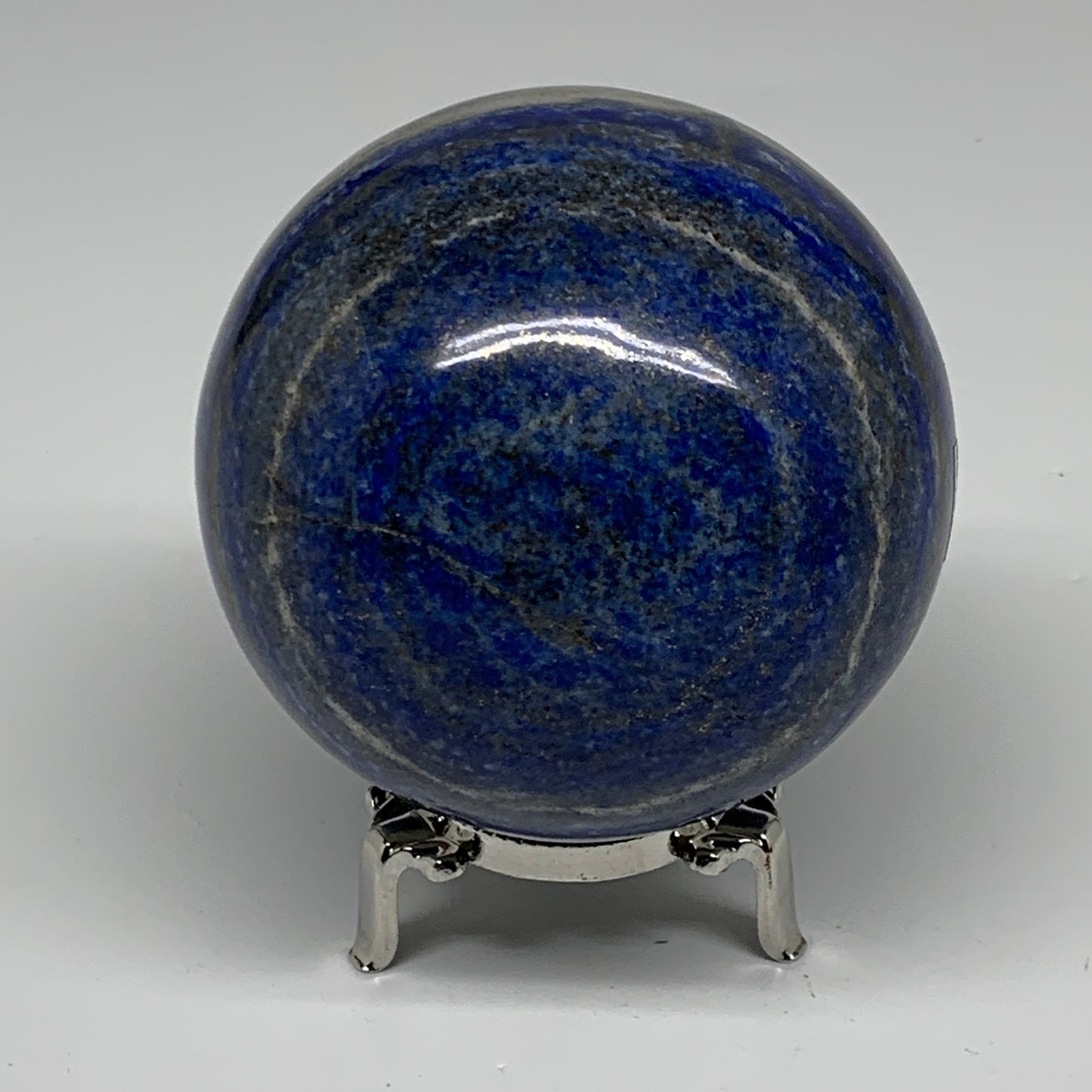 2.11 lbs, 3.3" (84mm), Lapis Lazuli Sphere Ball Gemstone @Afghanistan, B33188