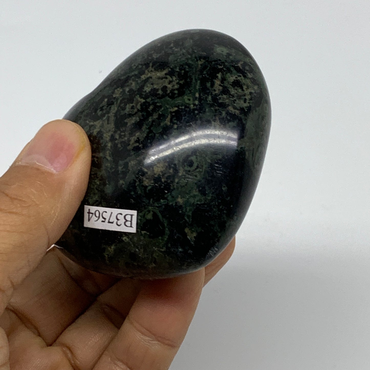 0.41 lbs, 2.4"x2.6"x1.4", Kambaba Jasper Heart Crocodile Polished Crystal, B3756