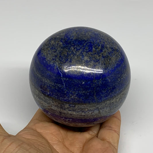 1.8 lbs, 3.2" (80mm), Lapis Lazuli Sphere Ball Gemstone @Afghanistan, B33189