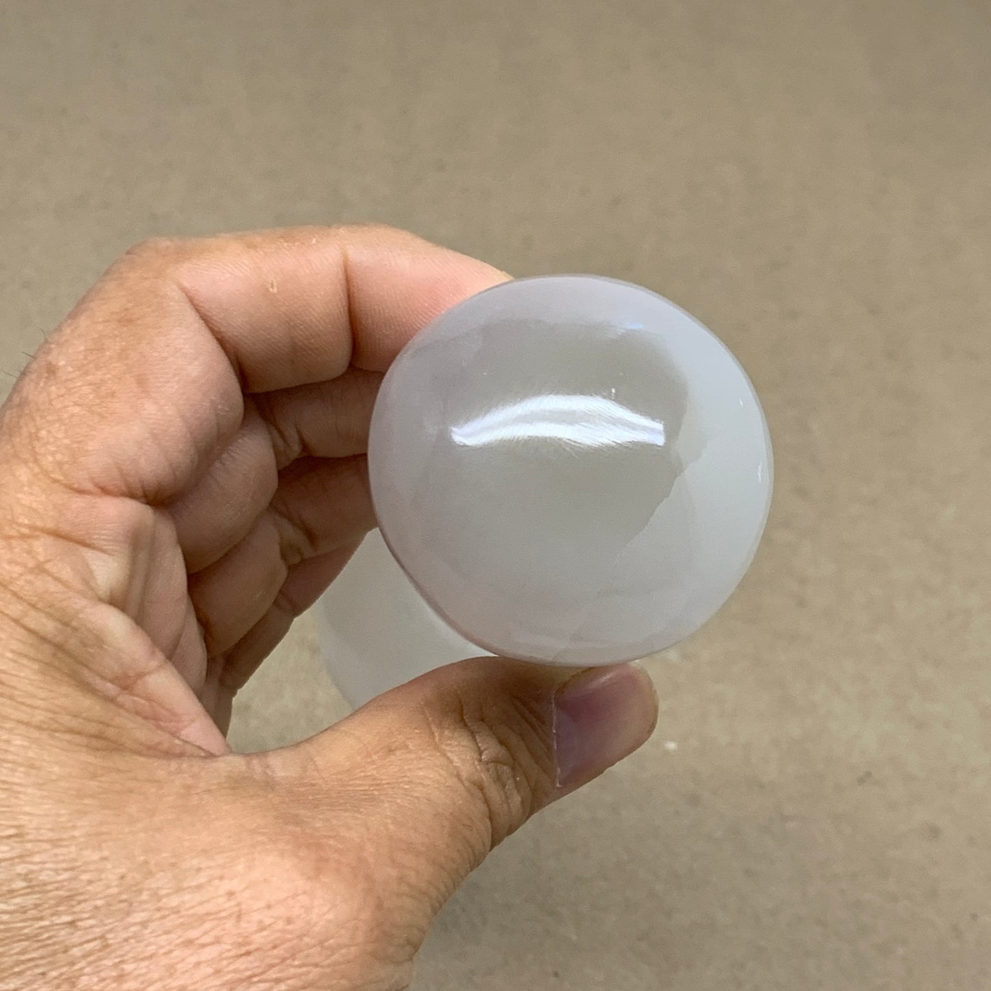 192g, 3.5"x1.8", Natural Selenite Crystal Mushroom Gemstone, B36651