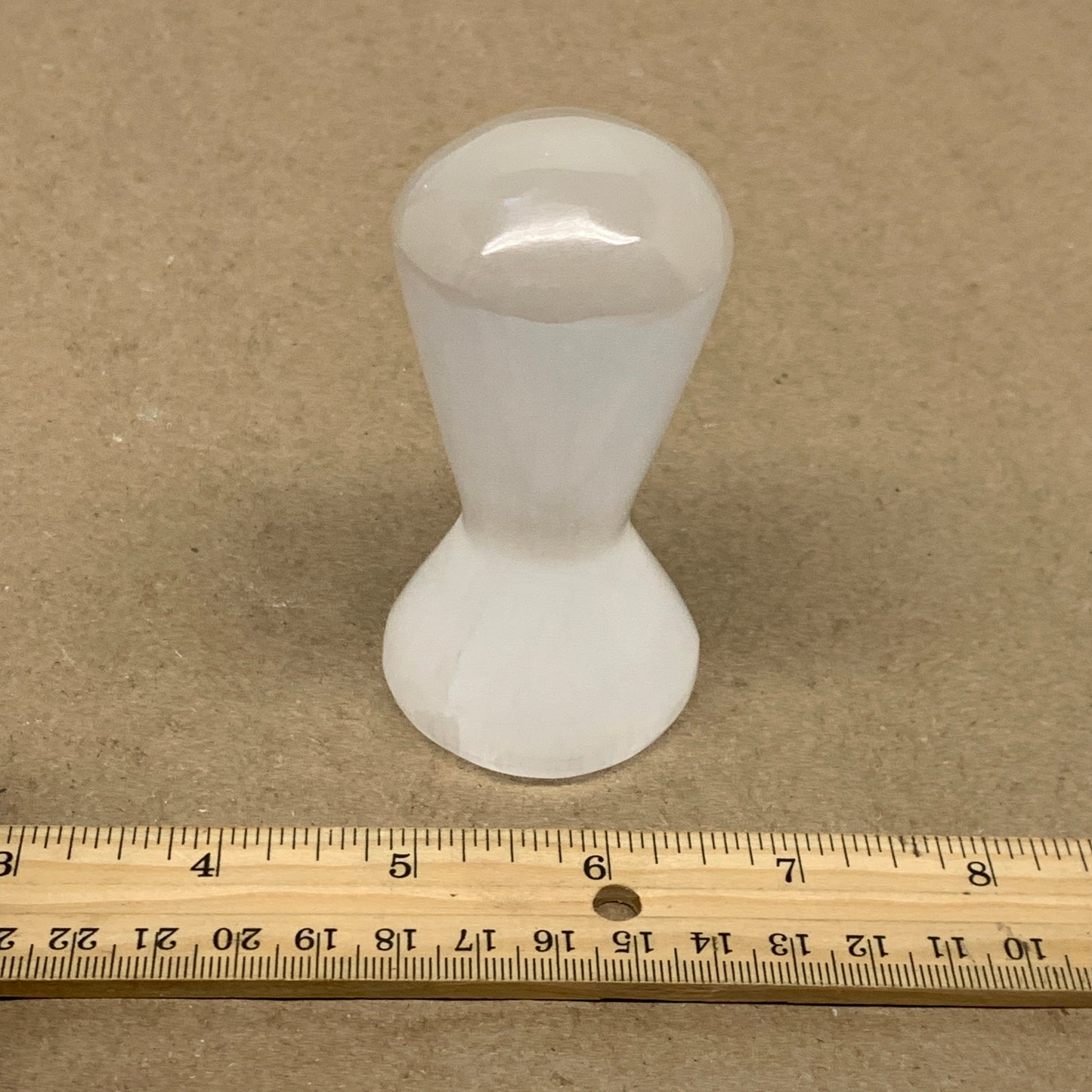 192g, 3.5"x1.8", Natural Selenite Crystal Mushroom Gemstone, B36651