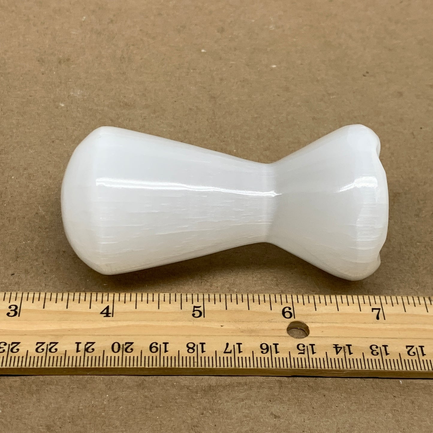 192g, 3.5"x1.8", Natural Selenite Crystal Mushroom Gemstone, B36651