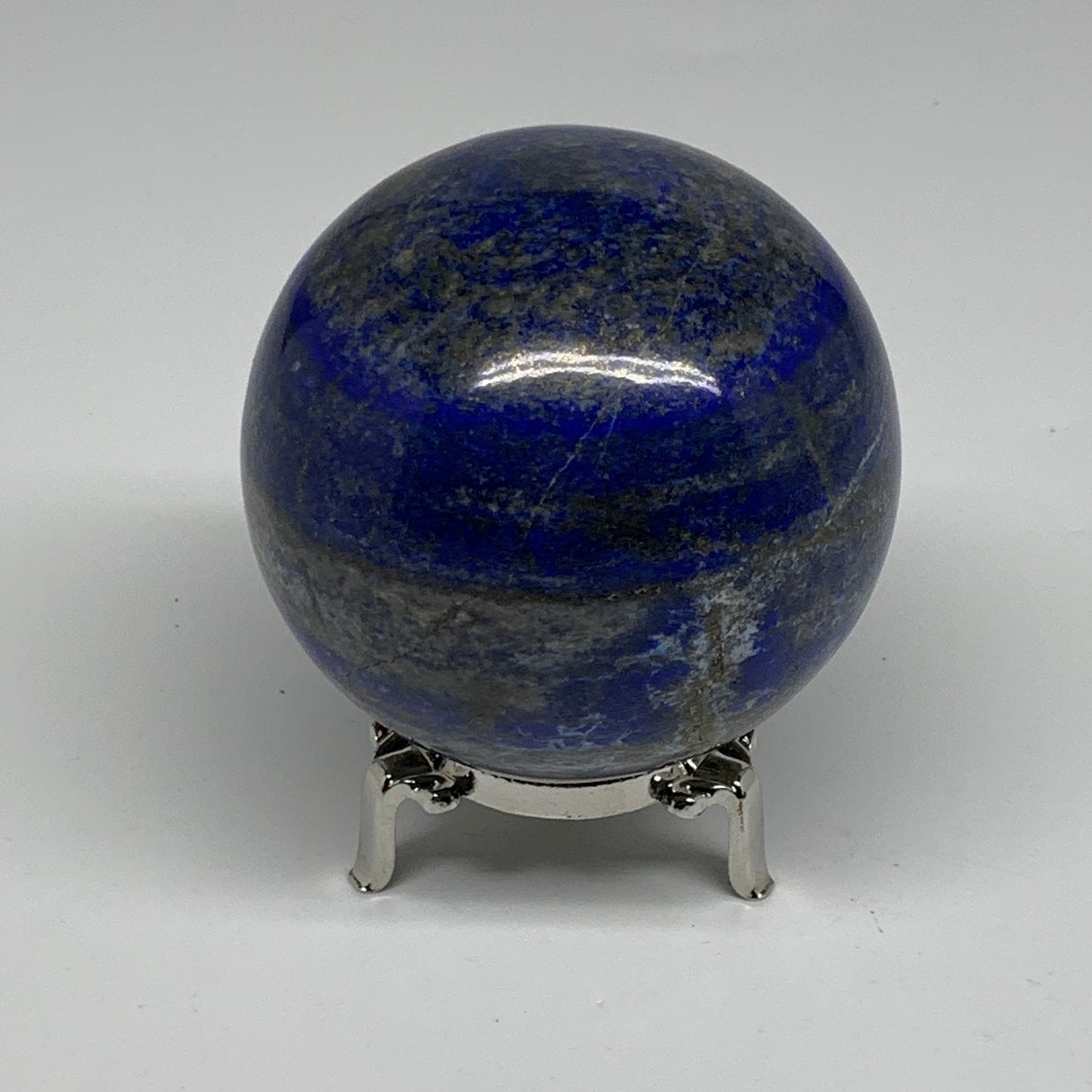 1.8 lbs, 3.2" (80mm), Lapis Lazuli Sphere Ball Gemstone @Afghanistan, B33189