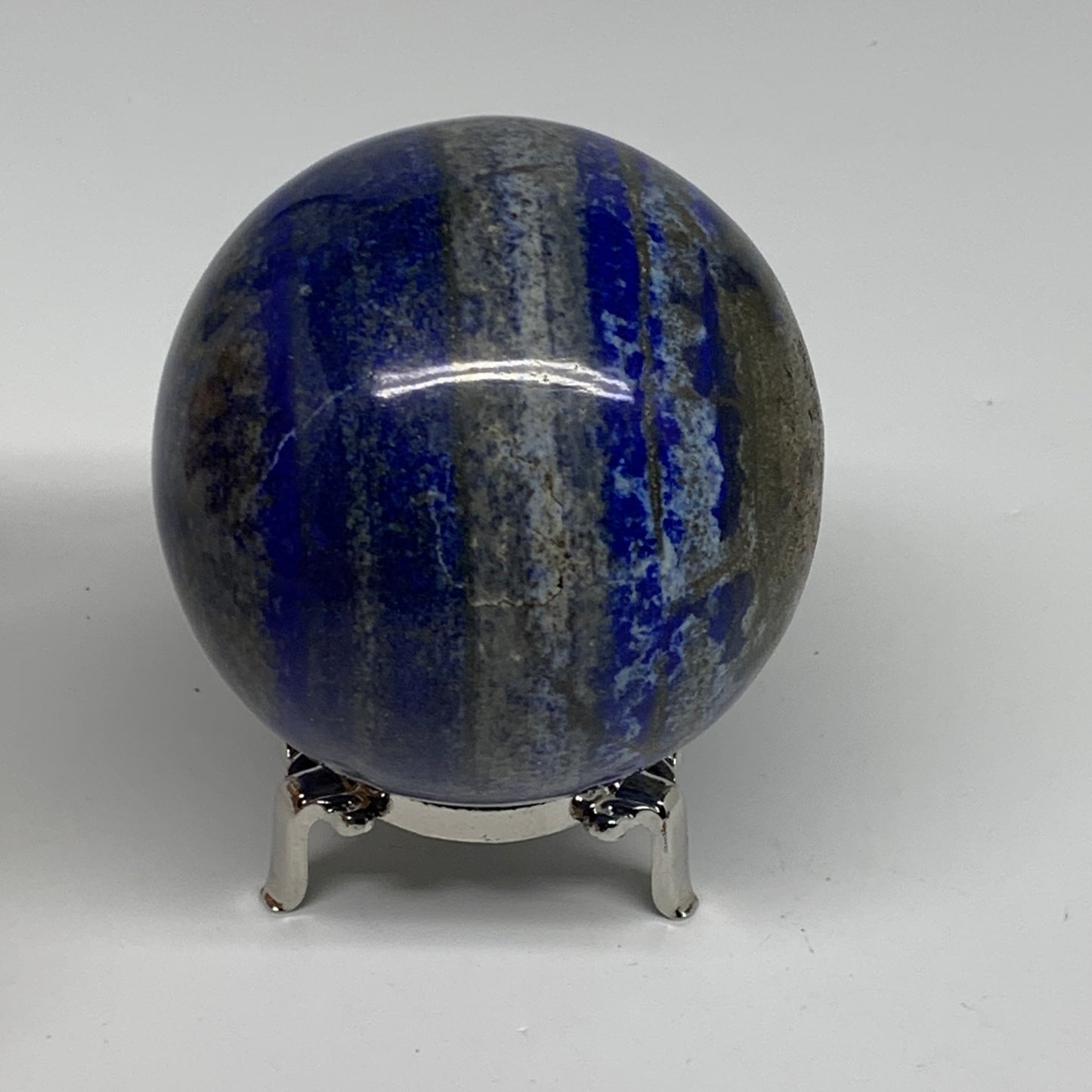 1.8 lbs, 3.2" (80mm), Lapis Lazuli Sphere Ball Gemstone @Afghanistan, B33189