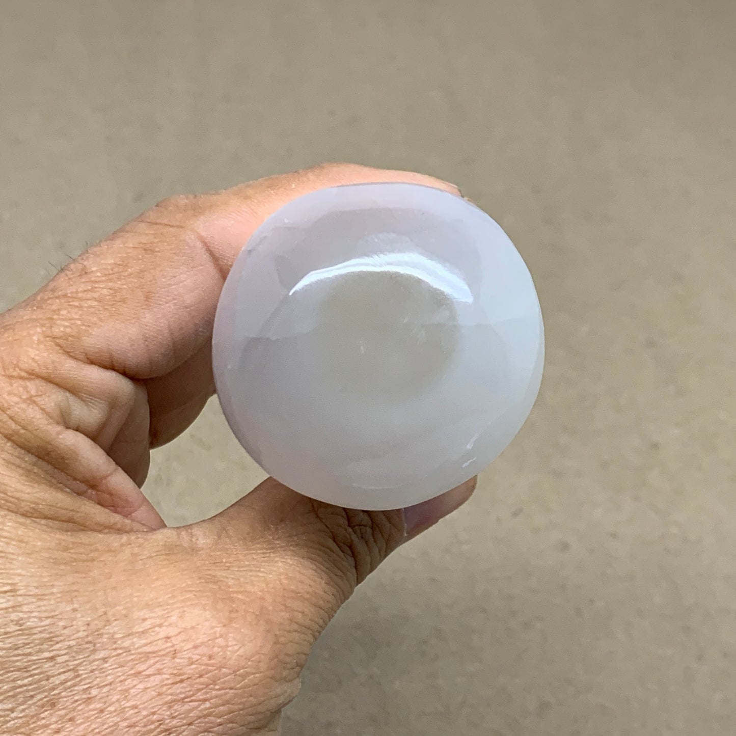 185g, 3.5"x1.7", Natural Selenite Crystal Mushroom Gemstone, B36652