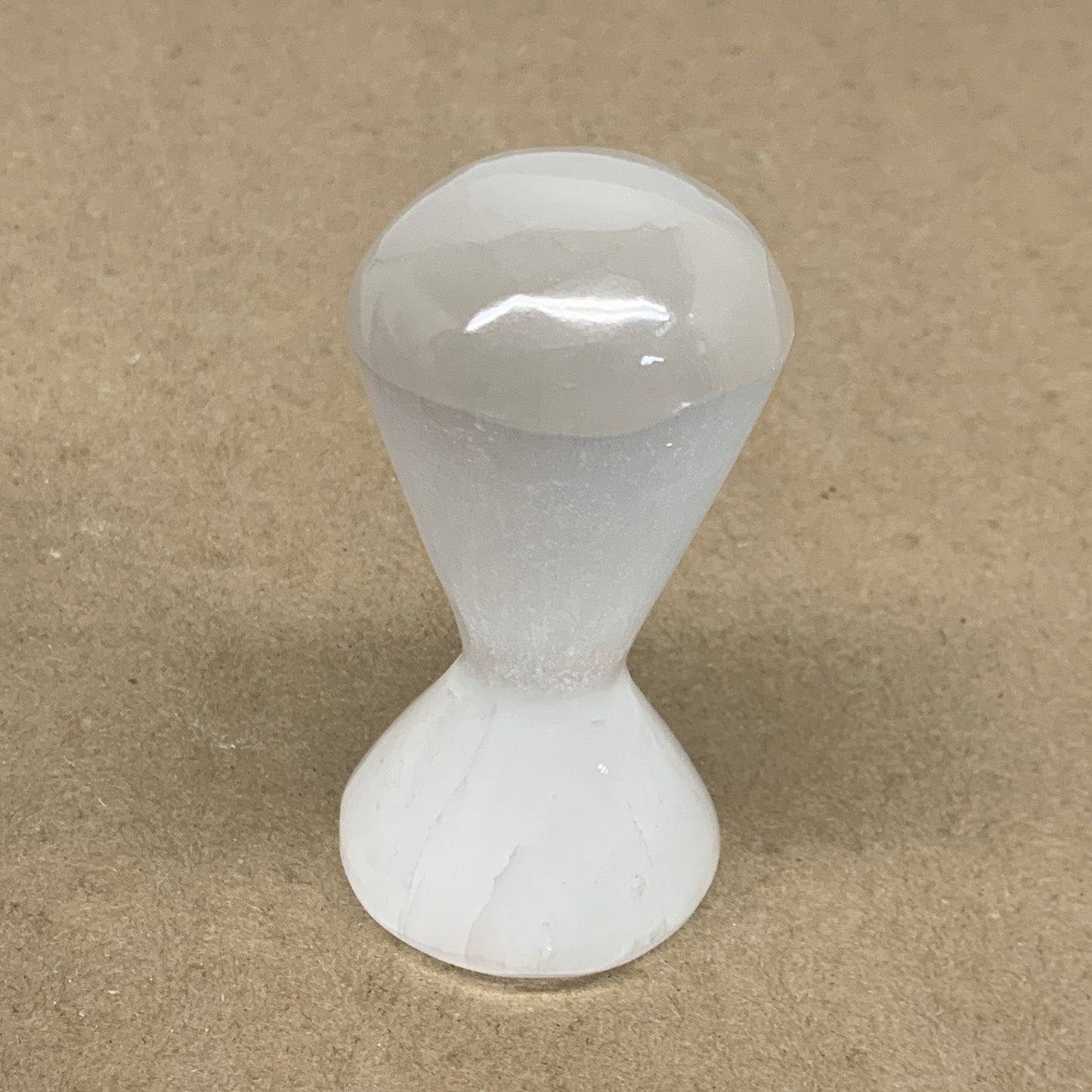 185g, 3.5"x1.7", Natural Selenite Crystal Mushroom Gemstone, B36652