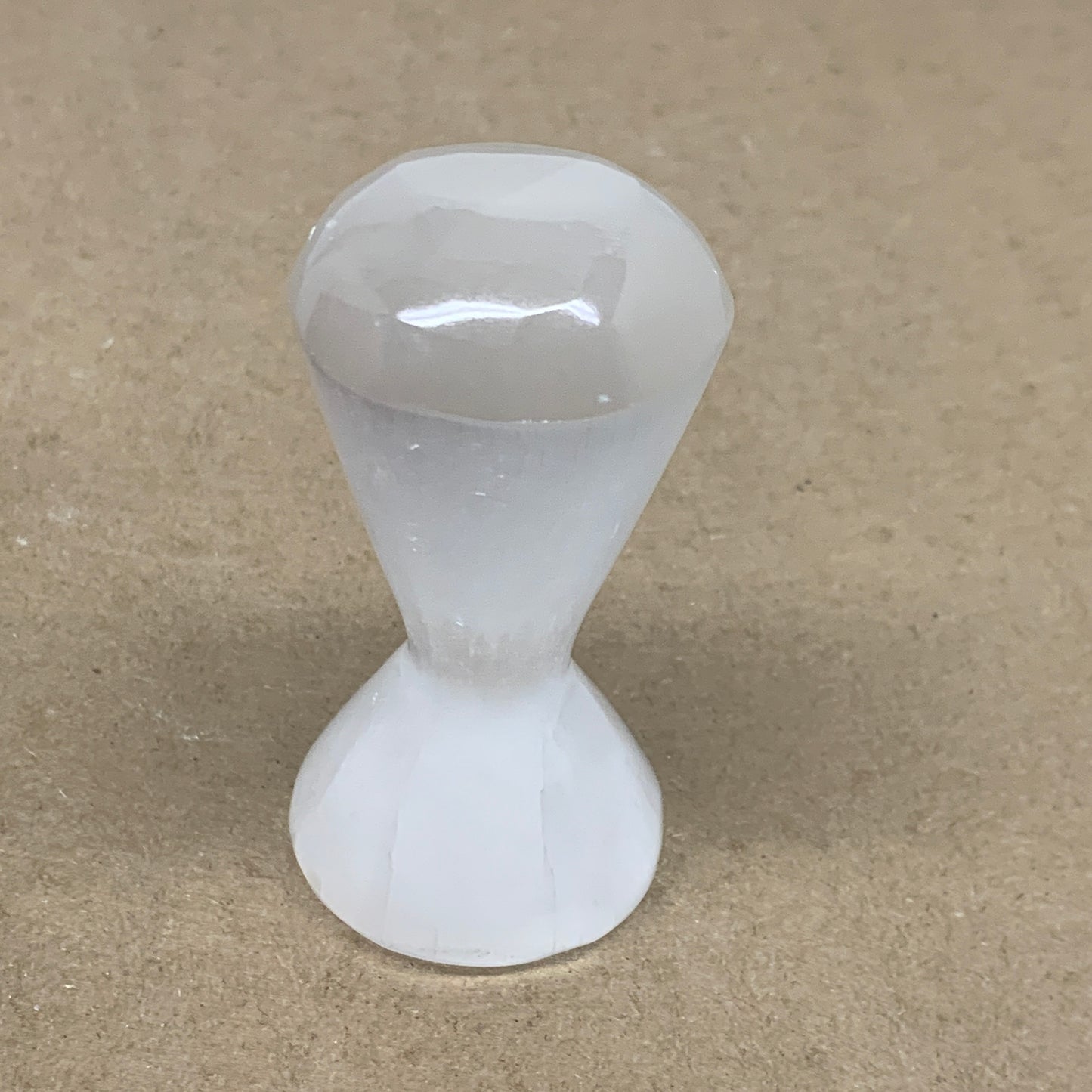 185g, 3.5"x1.7", Natural Selenite Crystal Mushroom Gemstone, B36652