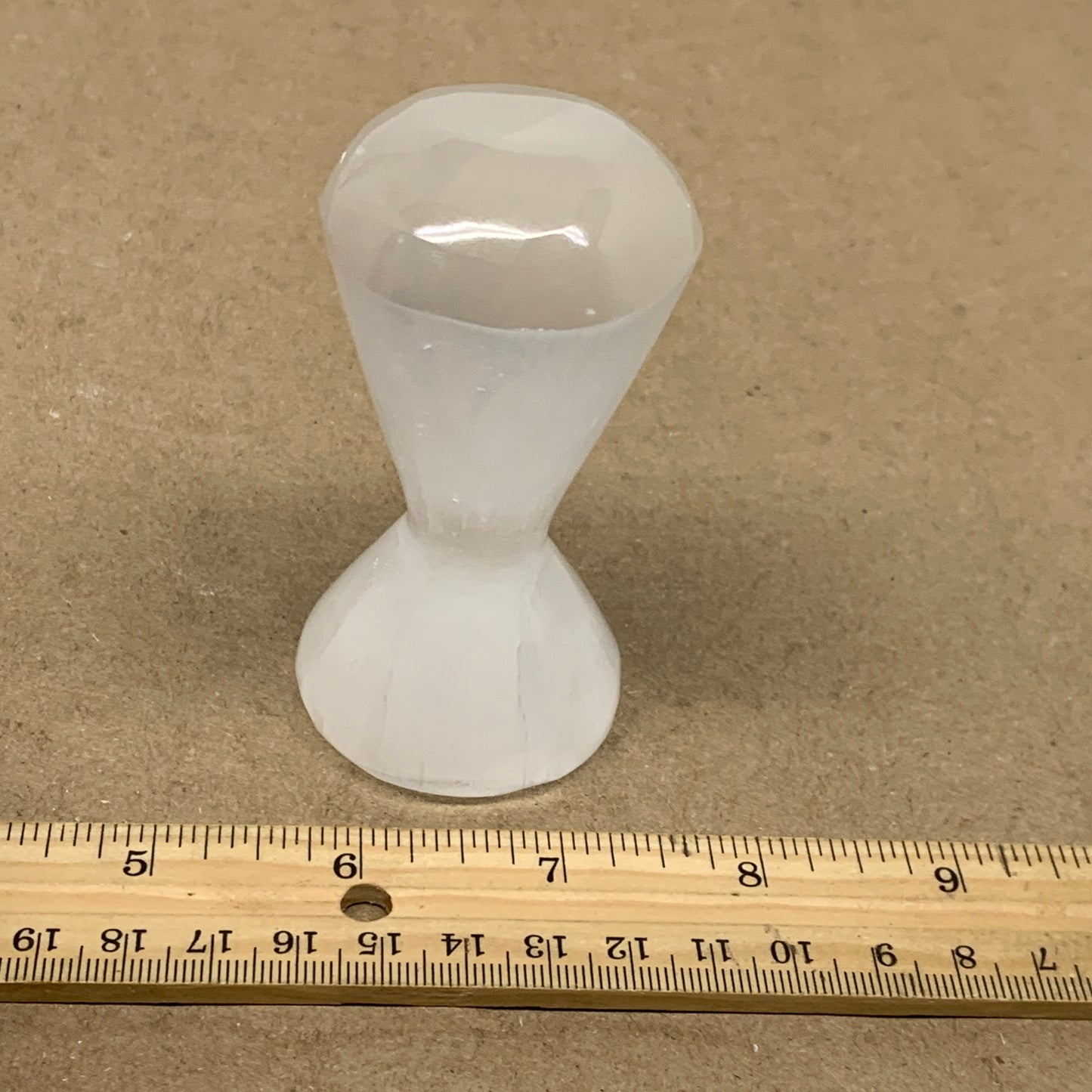 185g, 3.5"x1.7", Natural Selenite Crystal Mushroom Gemstone, B36652