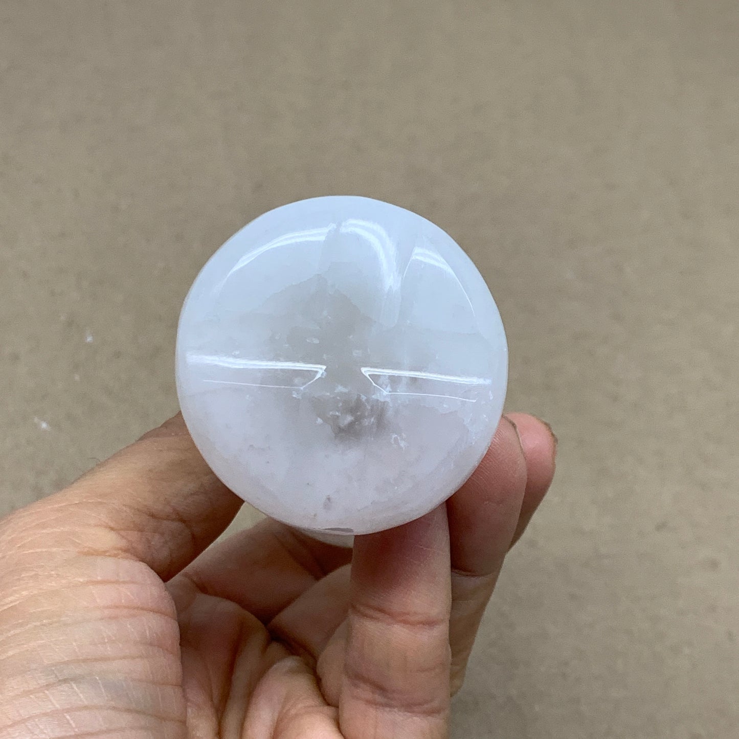 192g, 3.6"x1.8", Natural Selenite Crystal Mushroom Gemstone, B36653