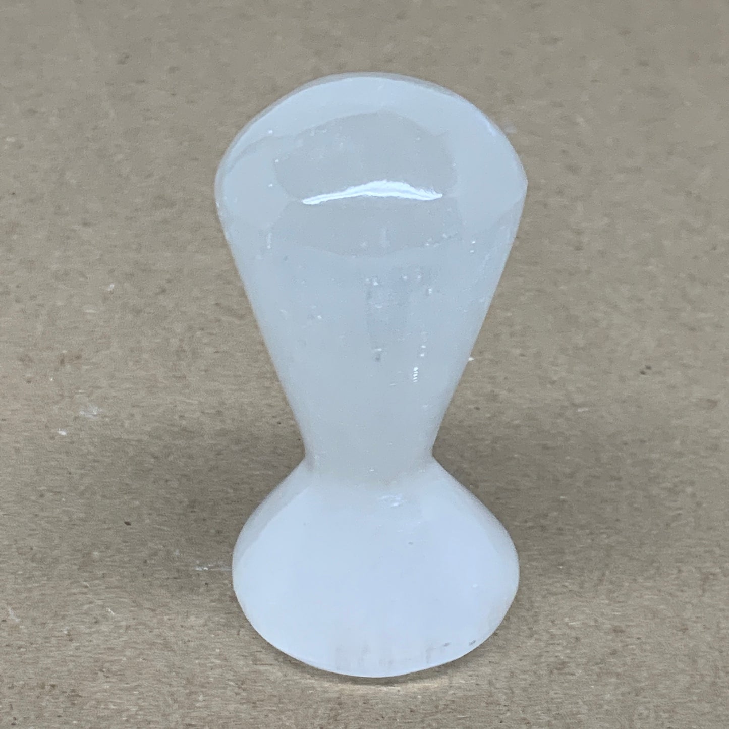 192g, 3.6"x1.8", Natural Selenite Crystal Mushroom Gemstone, B36653