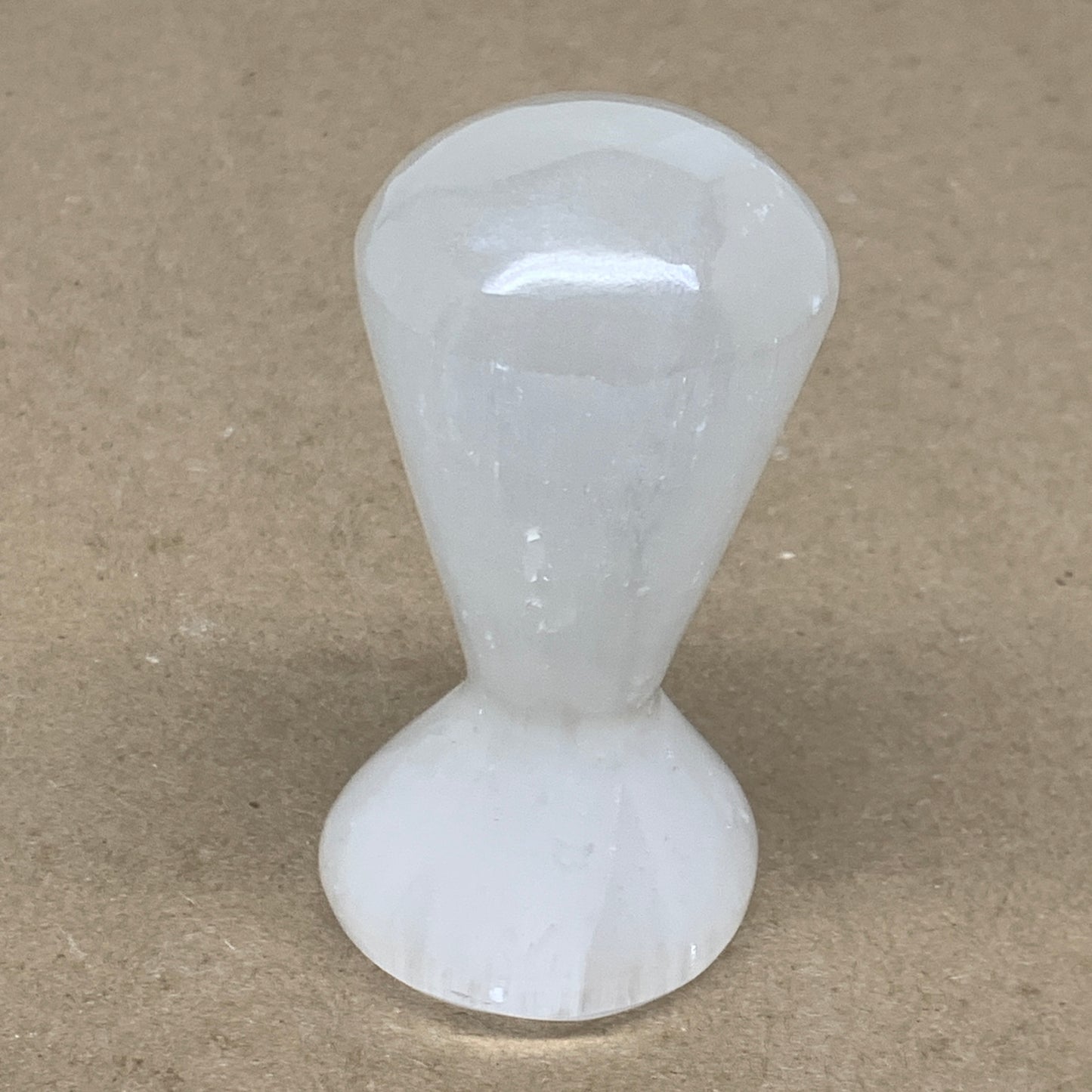 192g, 3.6"x1.8", Natural Selenite Crystal Mushroom Gemstone, B36653