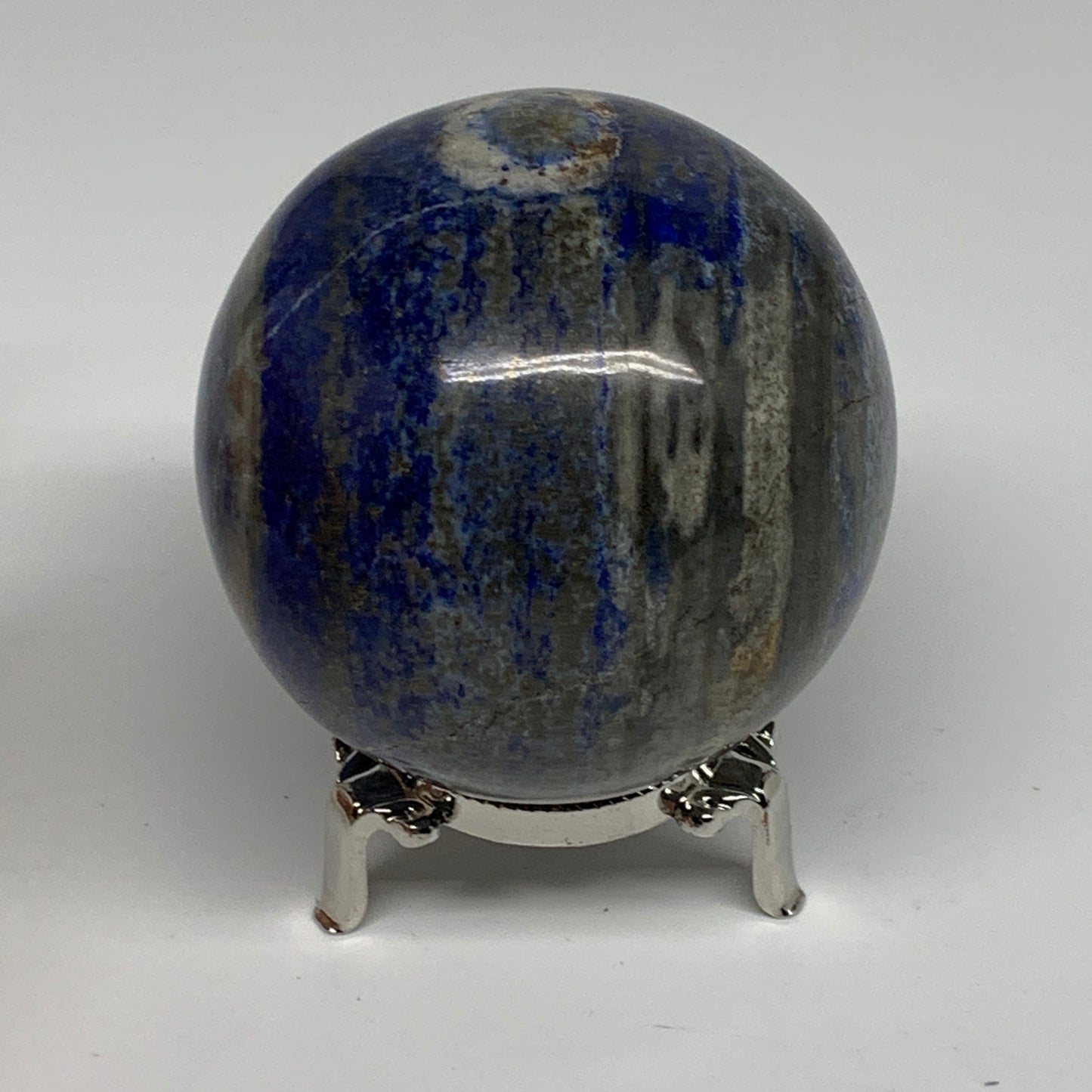 1.41 lbs, 2.9" (73mm), Lapis Lazuli Sphere Ball Gemstone @Afghanistan, B33190