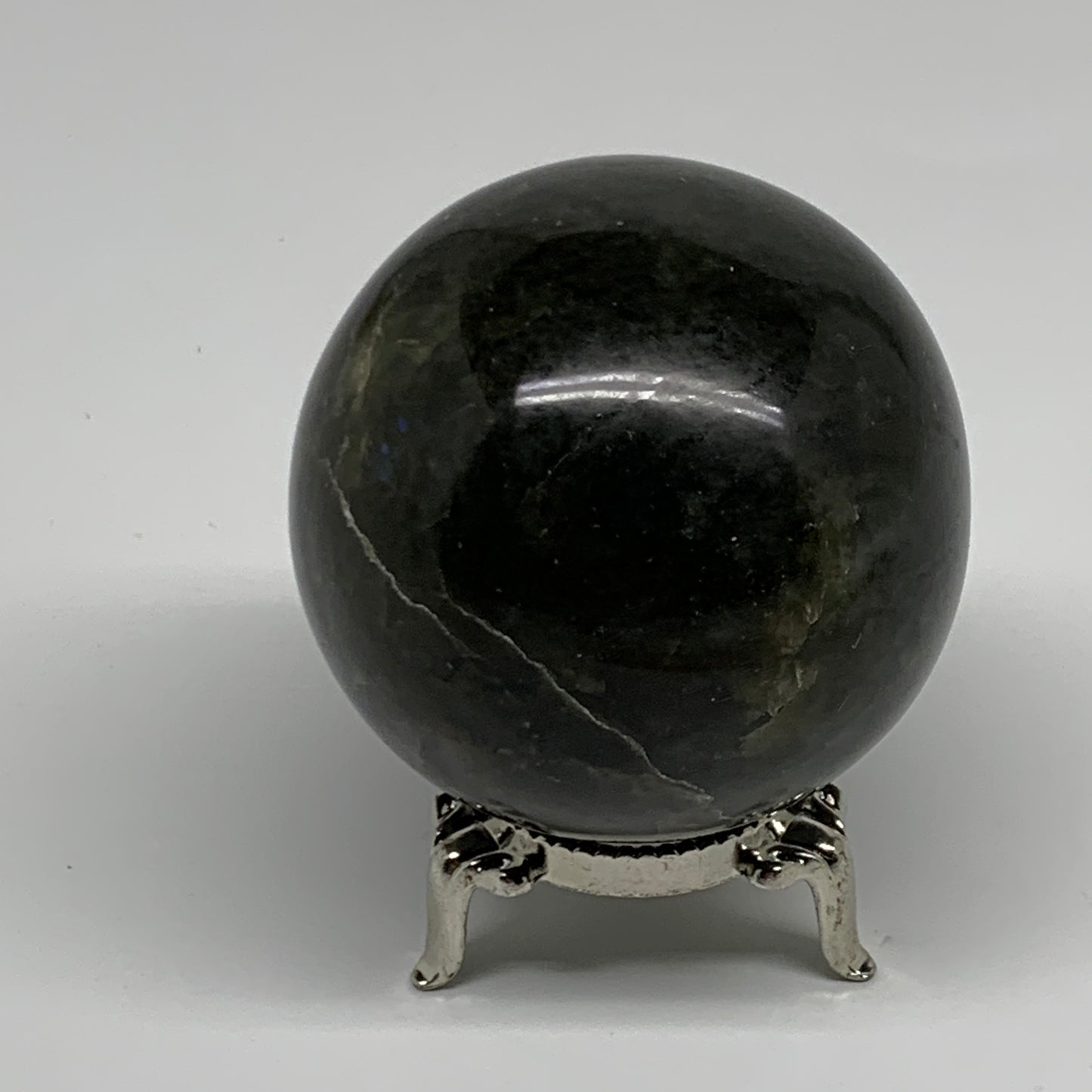 0.63 lbs, 2.3"(59mm), Natural Labradorite Sphere Gemstone,Crystal, B35309