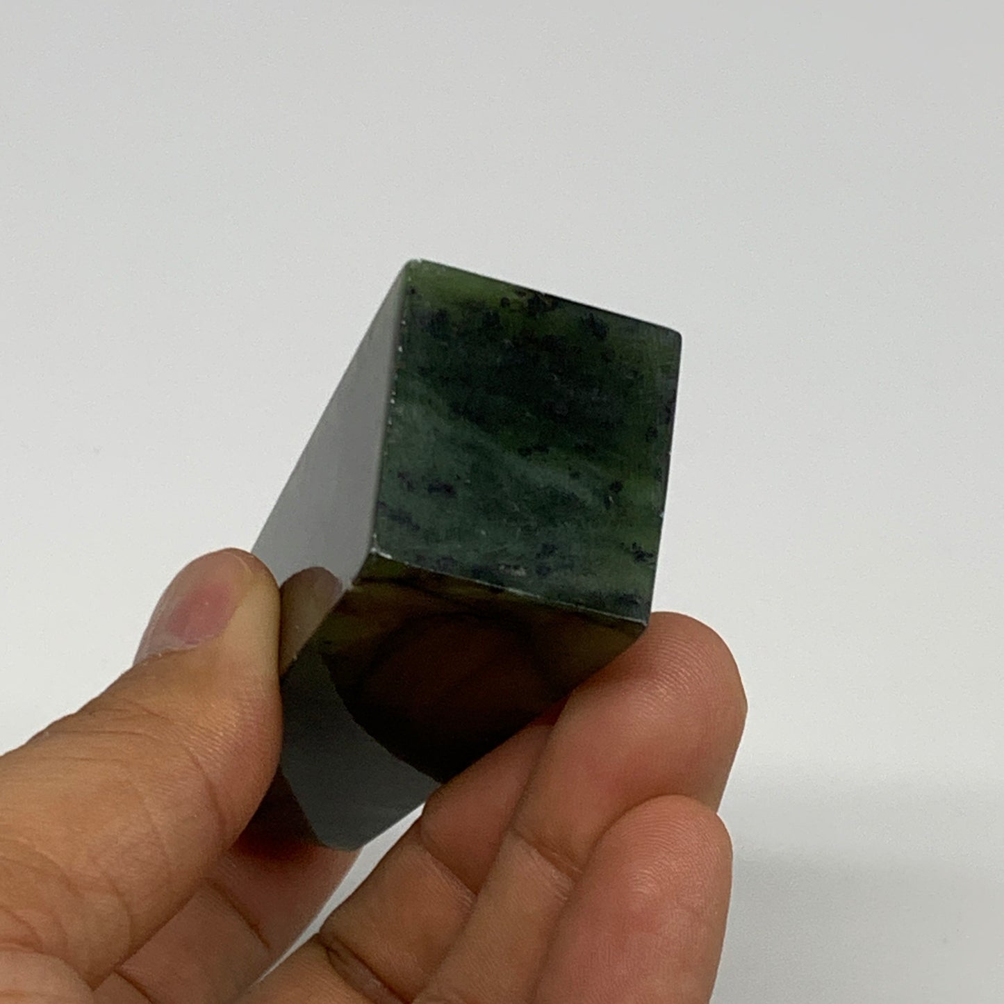 111.1g, 3.5"x1.1"x1", Serpentine Point Tower Obelisk Crystal @Pakistan, B29617