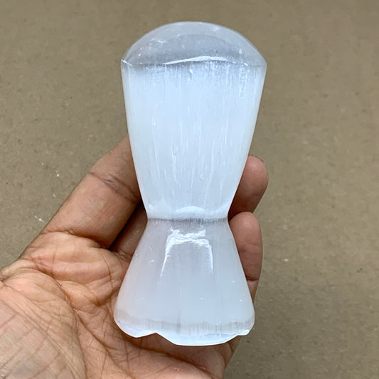 237g, 3.8"x1.8", Natural Selenite Crystal Mushroom Gemstone, B36655