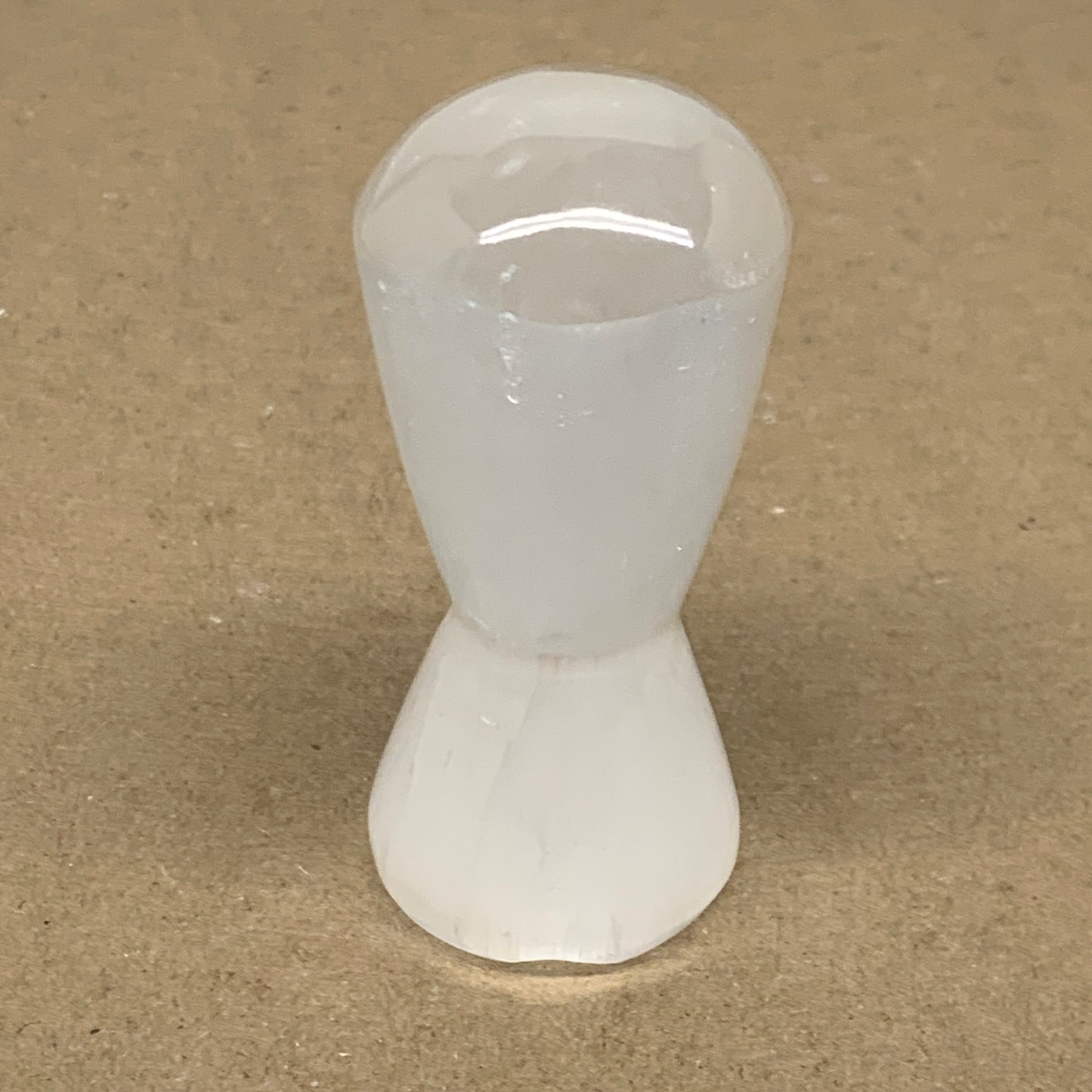 237g, 3.8"x1.8", Natural Selenite Crystal Mushroom Gemstone, B36655