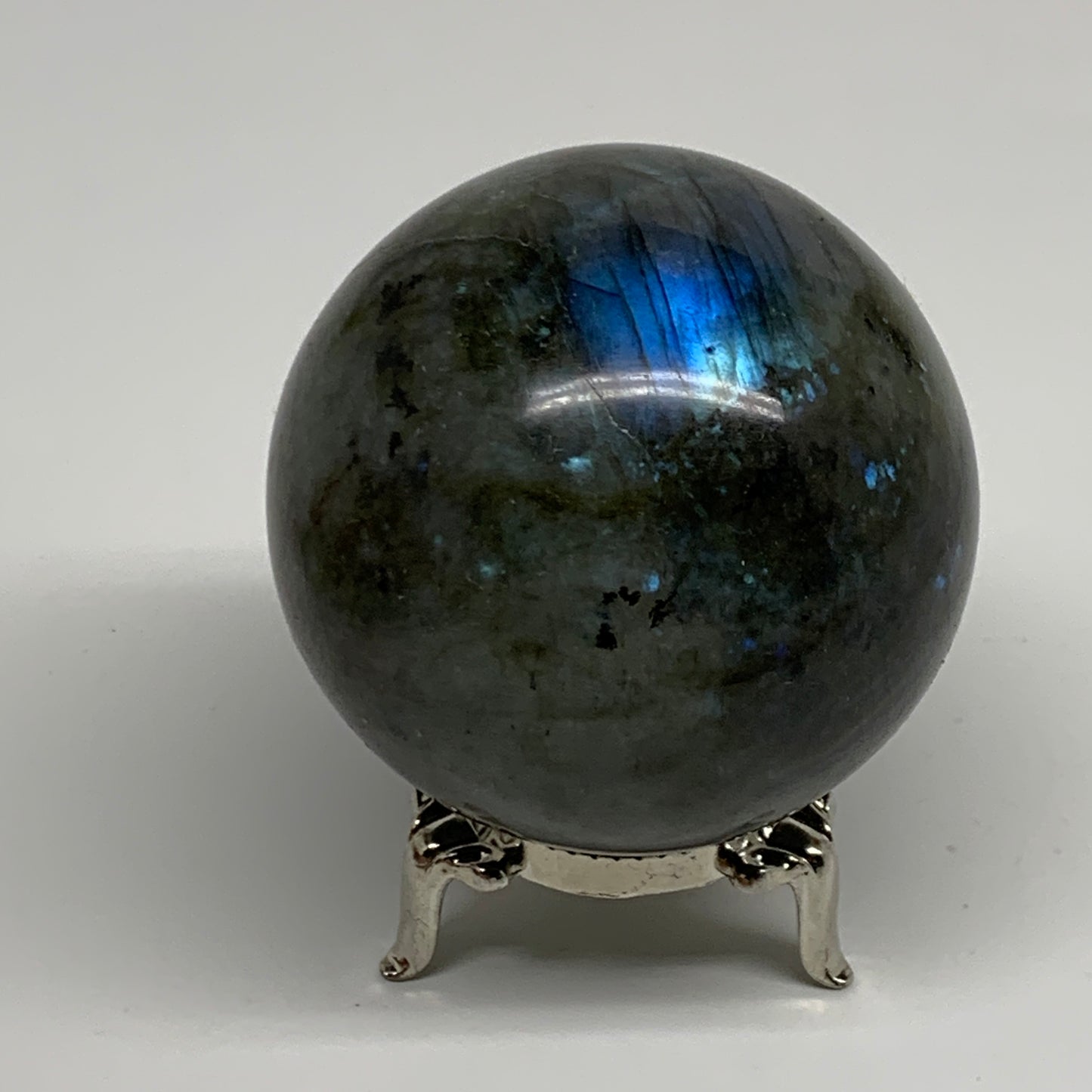 0.63 lbs, 2.3"(58mm), Natural Labradorite Sphere Gemstone,Crystal, B35310