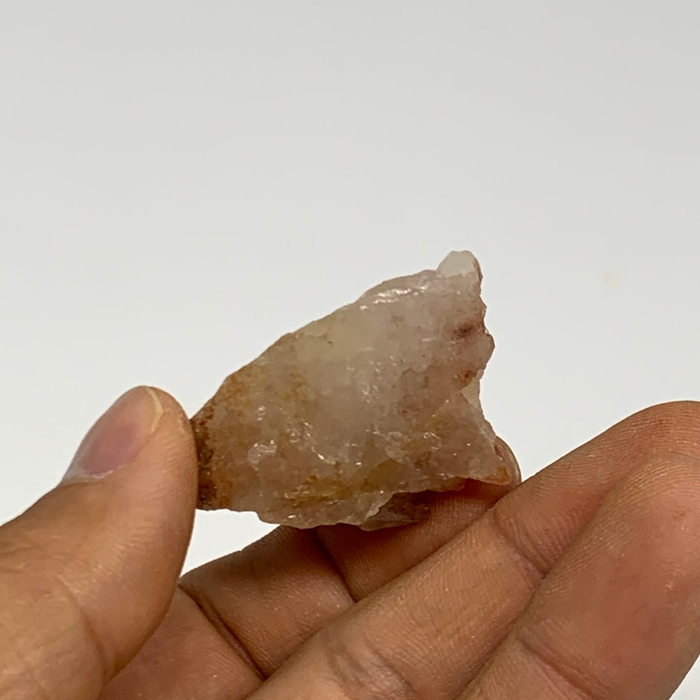 76.1g, 1.5"-2.2", 3pcs, Orange Quartz Cluster Crystal Terminated @Brazil, B28886