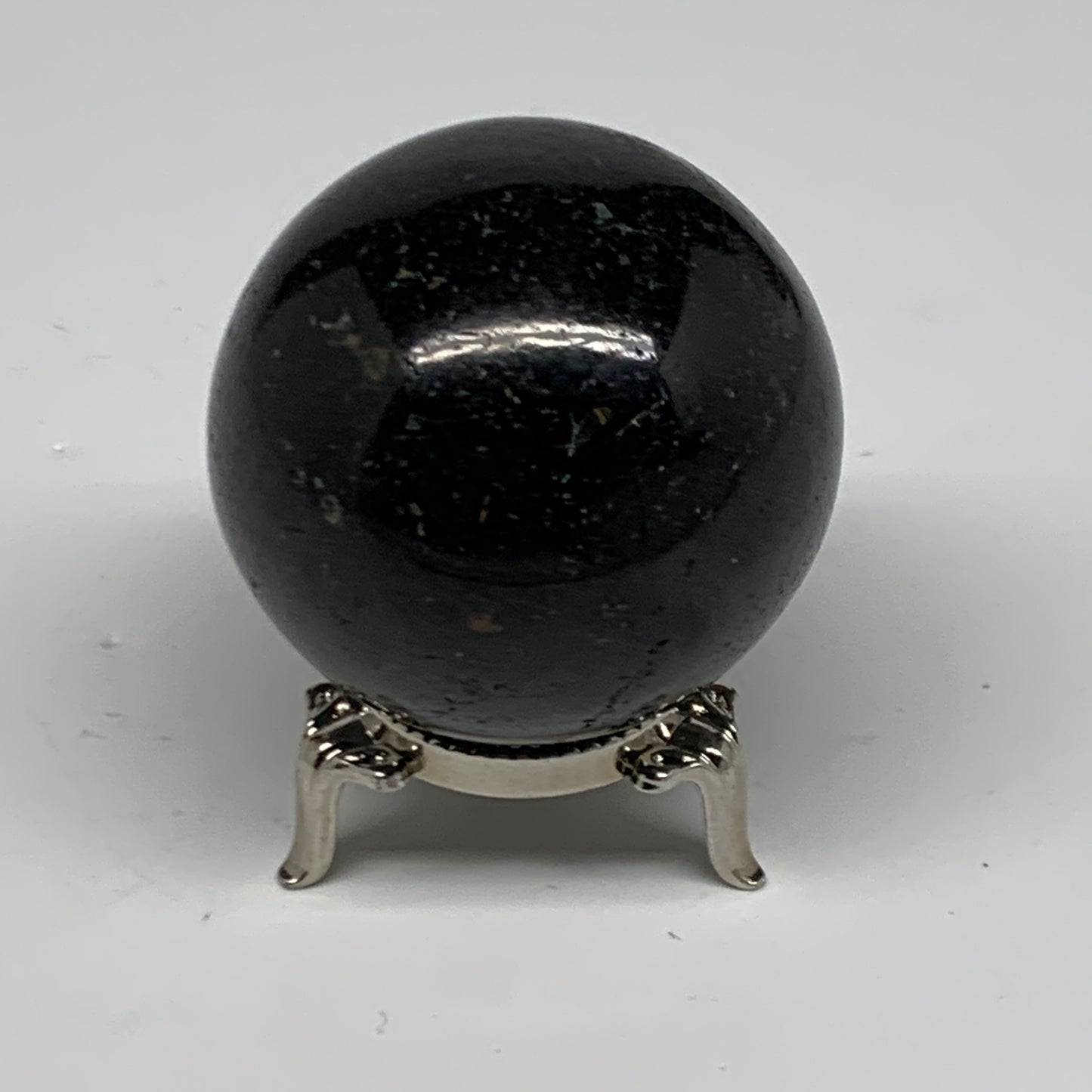229.8g,2"(51mm), Natural Black Tourmaline Sphere Ball Gemstone @Brazil,B27299
