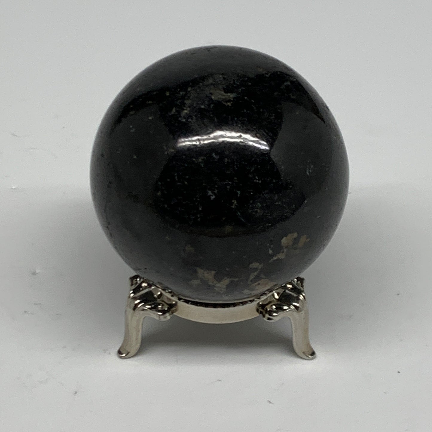 229.8g,2"(51mm), Natural Black Tourmaline Sphere Ball Gemstone @Brazil,B27299