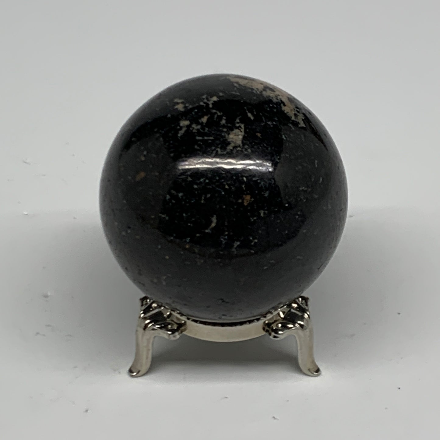 229.8g,2"(51mm), Natural Black Tourmaline Sphere Ball Gemstone @Brazil,B27299