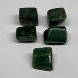 154.7g, 1"-1.1", 5pcs, Natural Nephrite Jade Tumbled Stone @Afghanistan,B31891