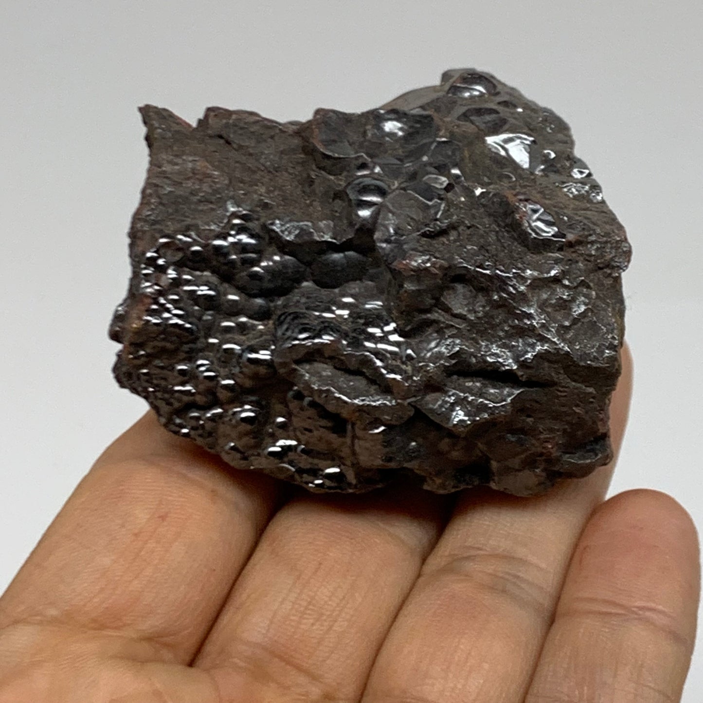 173.1g, 2.1"x2"x1.3", Rough Hematite Botryoidal Mineral Crystal, B38431