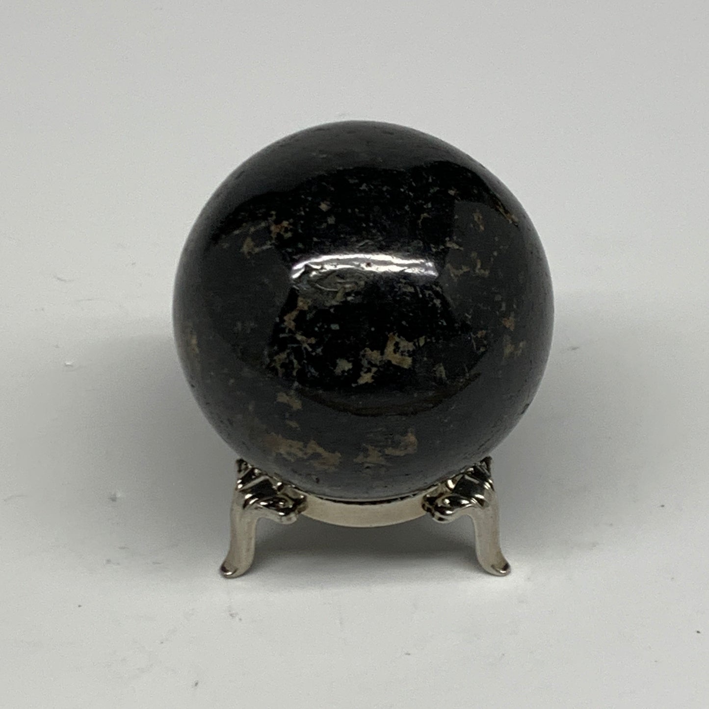 233.2g,2.1"(52mm), Natural Black Tourmaline Sphere Ball Gemstone @Brazil,B27301