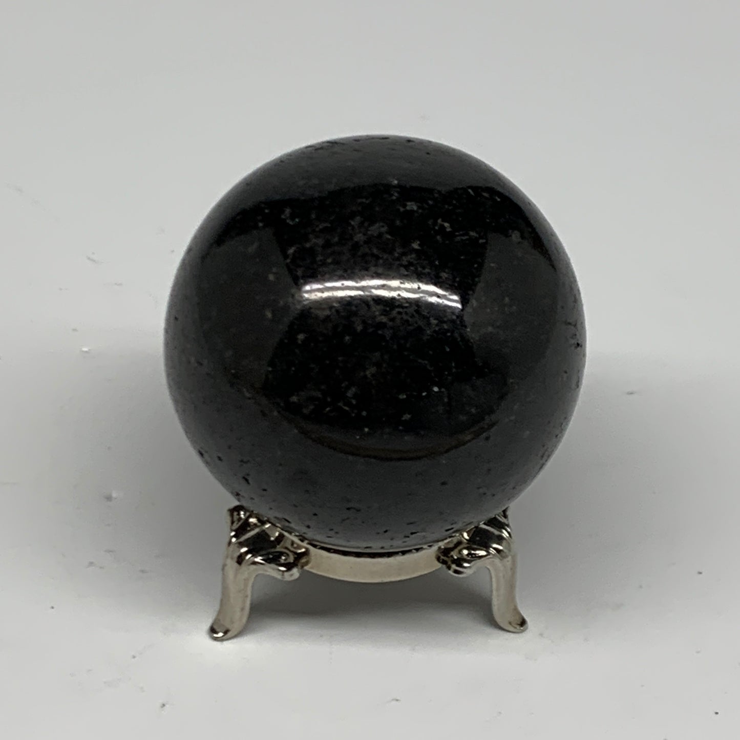 233.2g,2.1"(52mm), Natural Black Tourmaline Sphere Ball Gemstone @Brazil,B27301