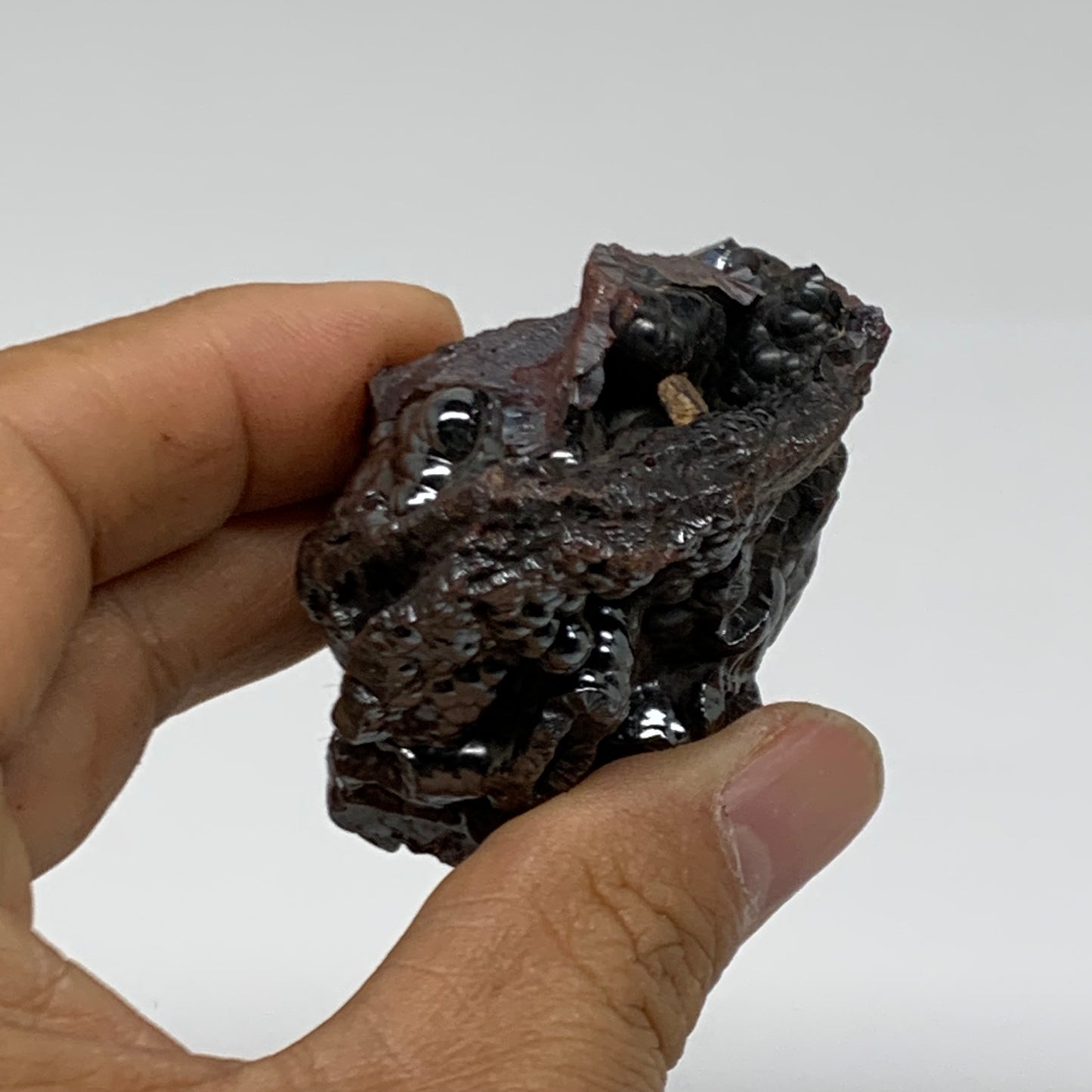 173.1g, 2.1"x2"x1.3", Rough Hematite Botryoidal Mineral Crystal, B38431