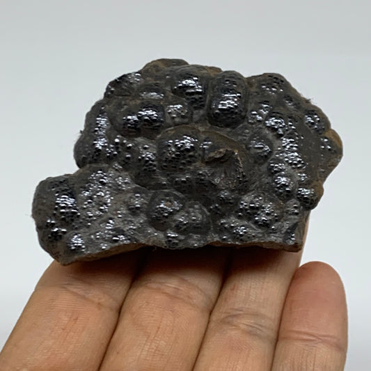 118.4g, 2.6"x1.6"x1.1", Rough Hematite Botryoidal Mineral Crystal, B38432