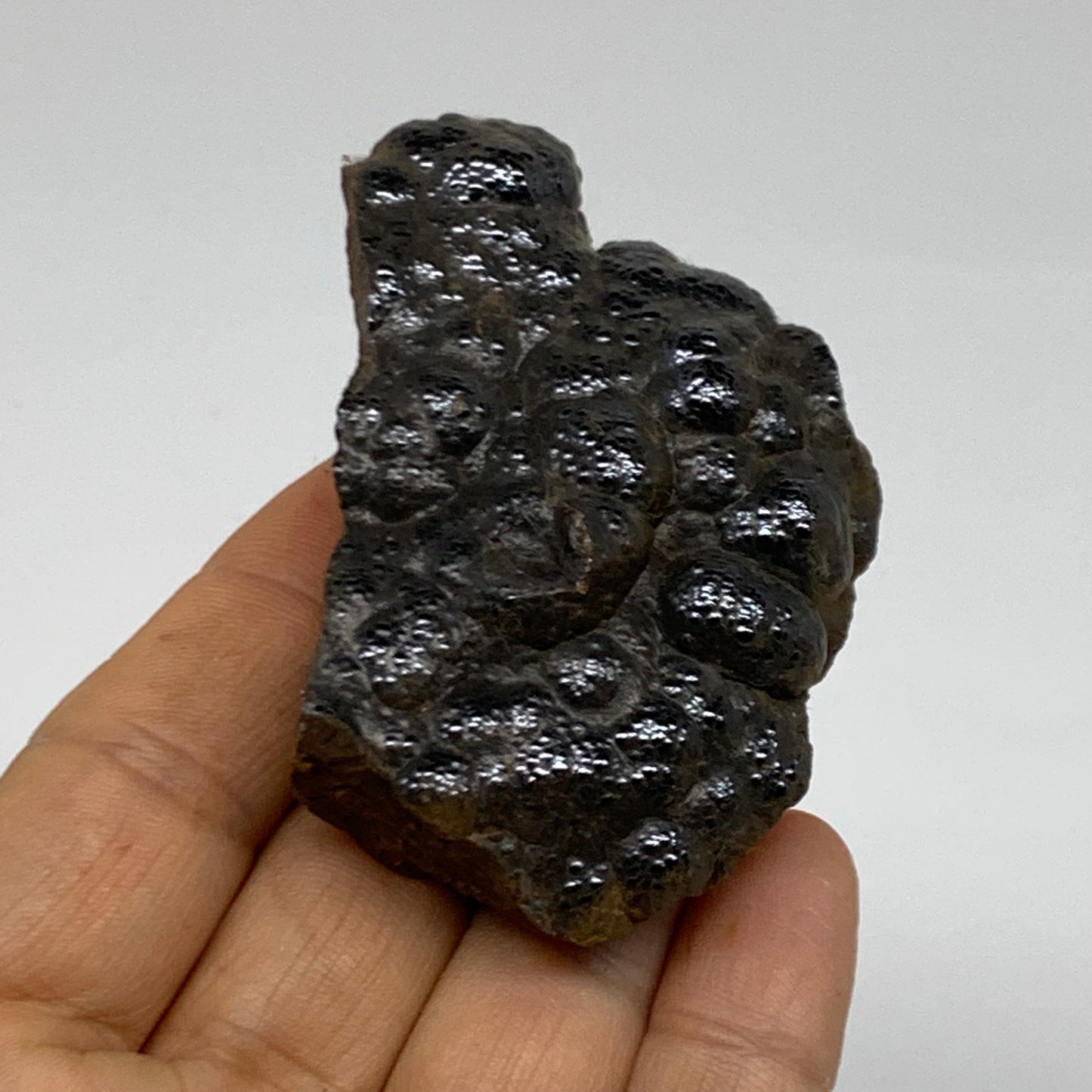 118.4g, 2.6"x1.6"x1.1", Rough Hematite Botryoidal Mineral Crystal, B38432