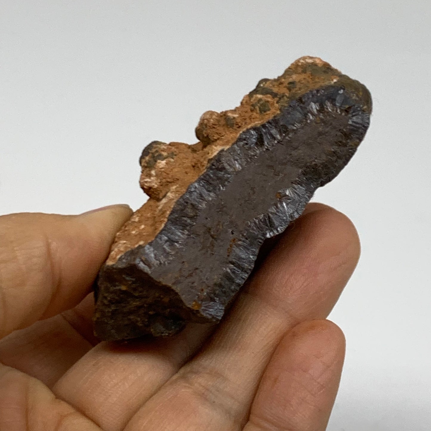 118.4g, 2.6"x1.6"x1.1", Rough Hematite Botryoidal Mineral Crystal, B38432